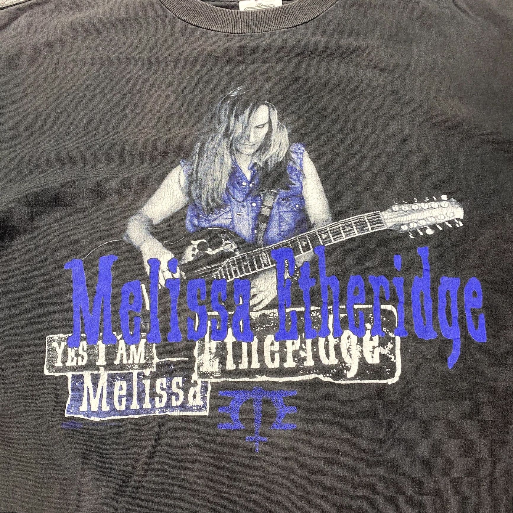 Melissa VINTAGE Melissa Etheridge Shirt Mens Large 1995 Yes I Am Tour Rock 90s Shirt Mens Large Black Graphic Print 90s Rock Boys? Size US L / EU 52-54 / 3 - 2 Thumbnail