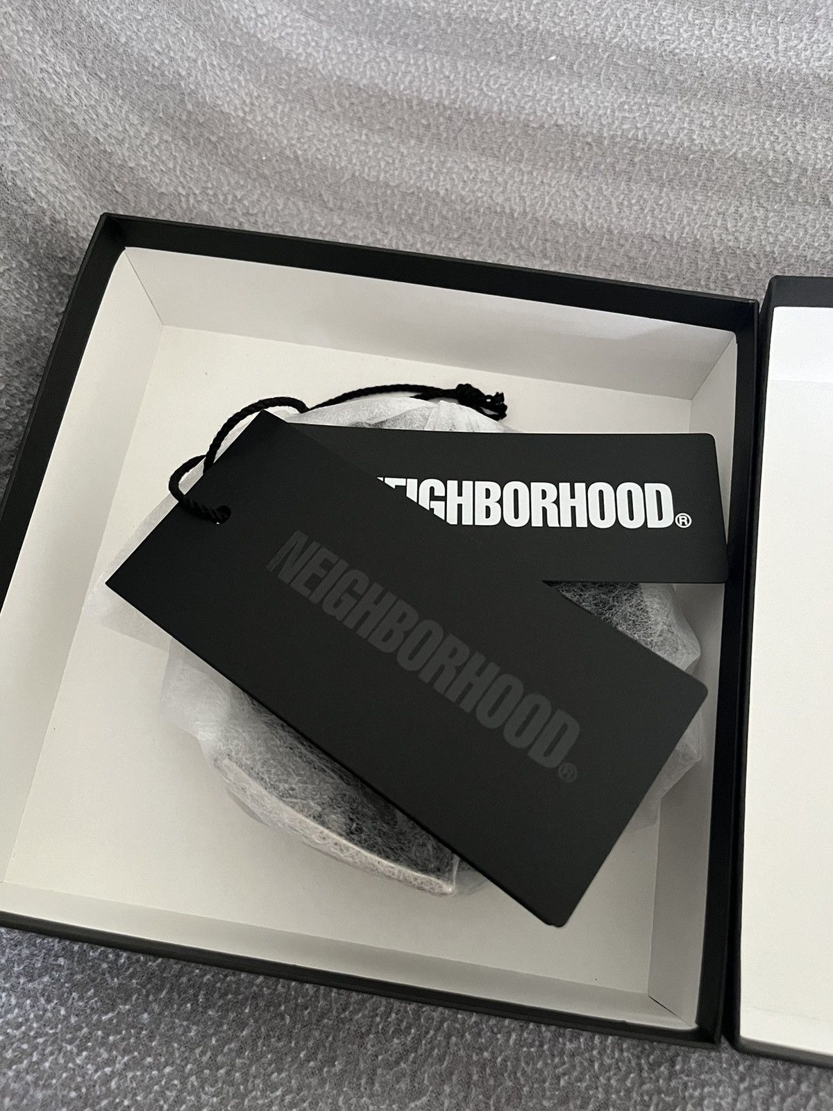 Neighborhood Neighborhood Leather Belt Size 32 - 7 Thumbnail
