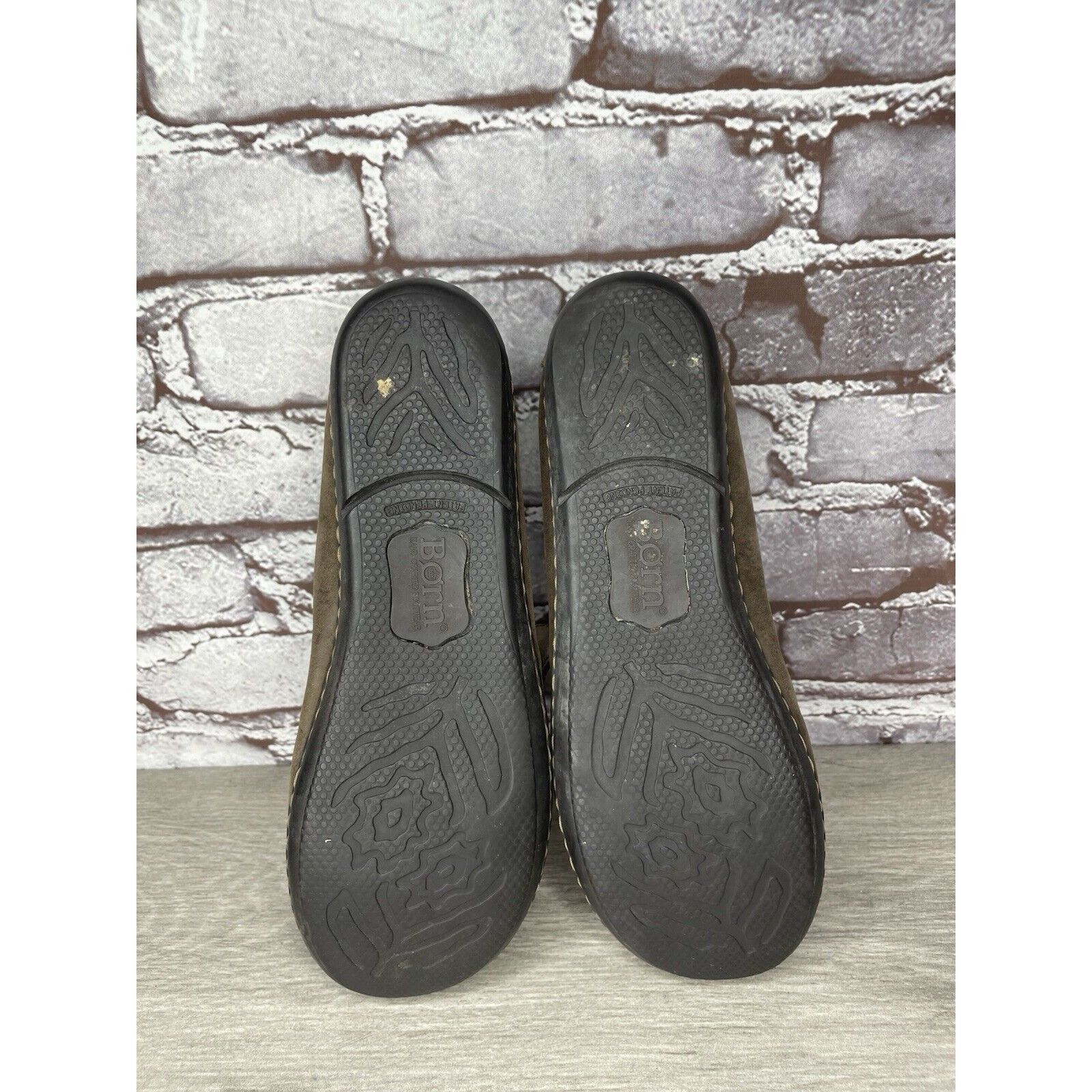 Born Born Handcrafted Brown Leather MaryJane Strap Comfort Shoes Size US 8.5 / IT 38.5 - 16 Thumbnail