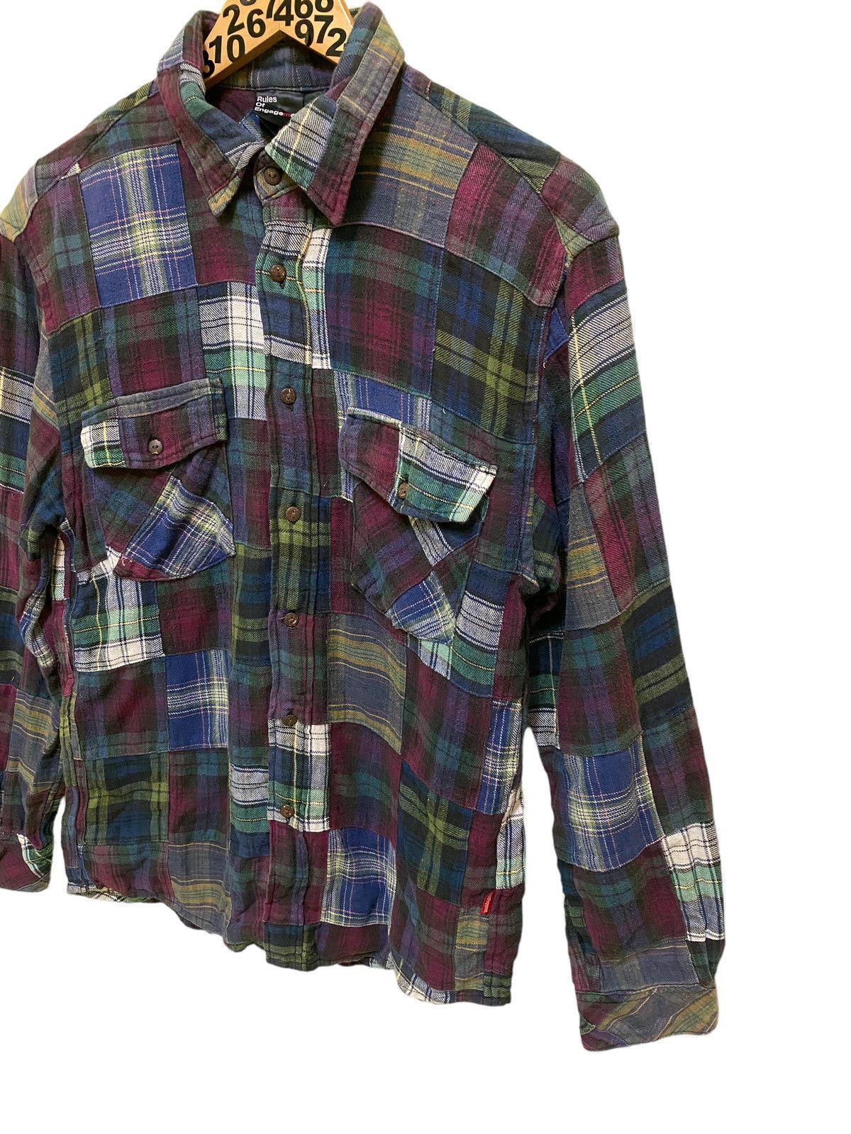 Japanese Brand Rules of Engagement Patchworks Rebuild Flannel Size US S / EU 44-46 / 1 - 4 Thumbnail