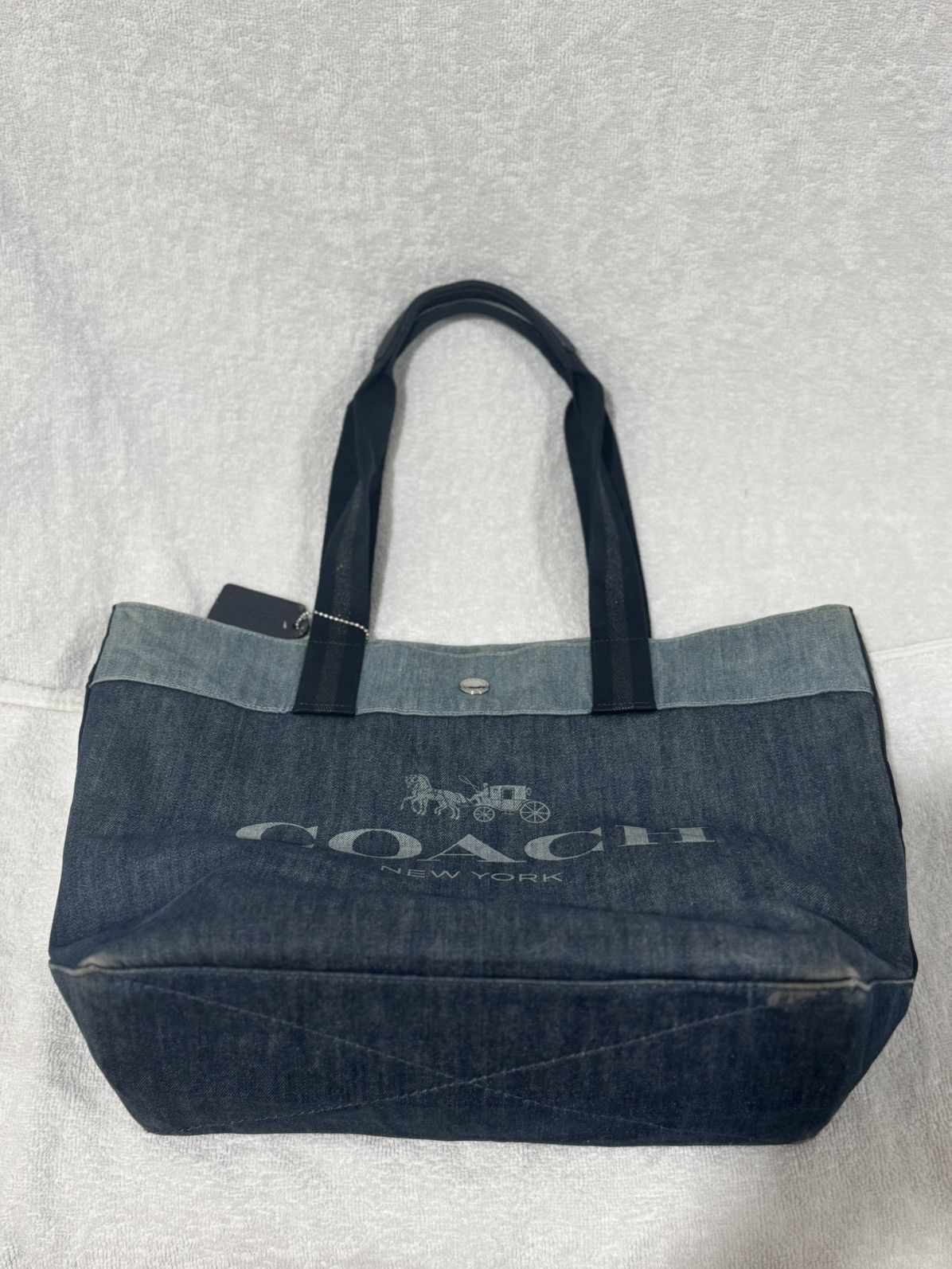 Coach × Vintage COACH Tote bag denim Size ONE SIZE - 3 Thumbnail