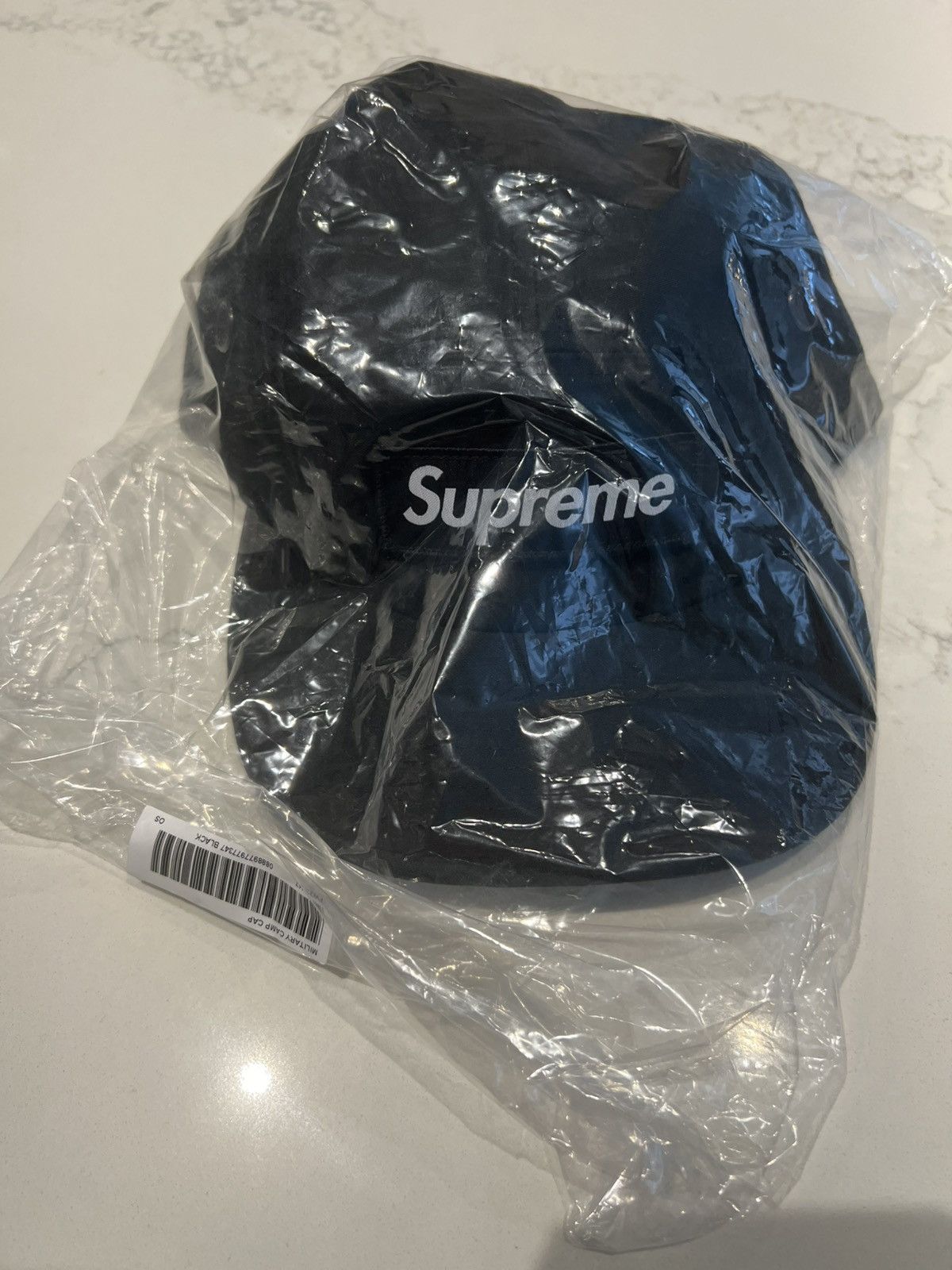 Supreme Military Camp Cap Black FW22