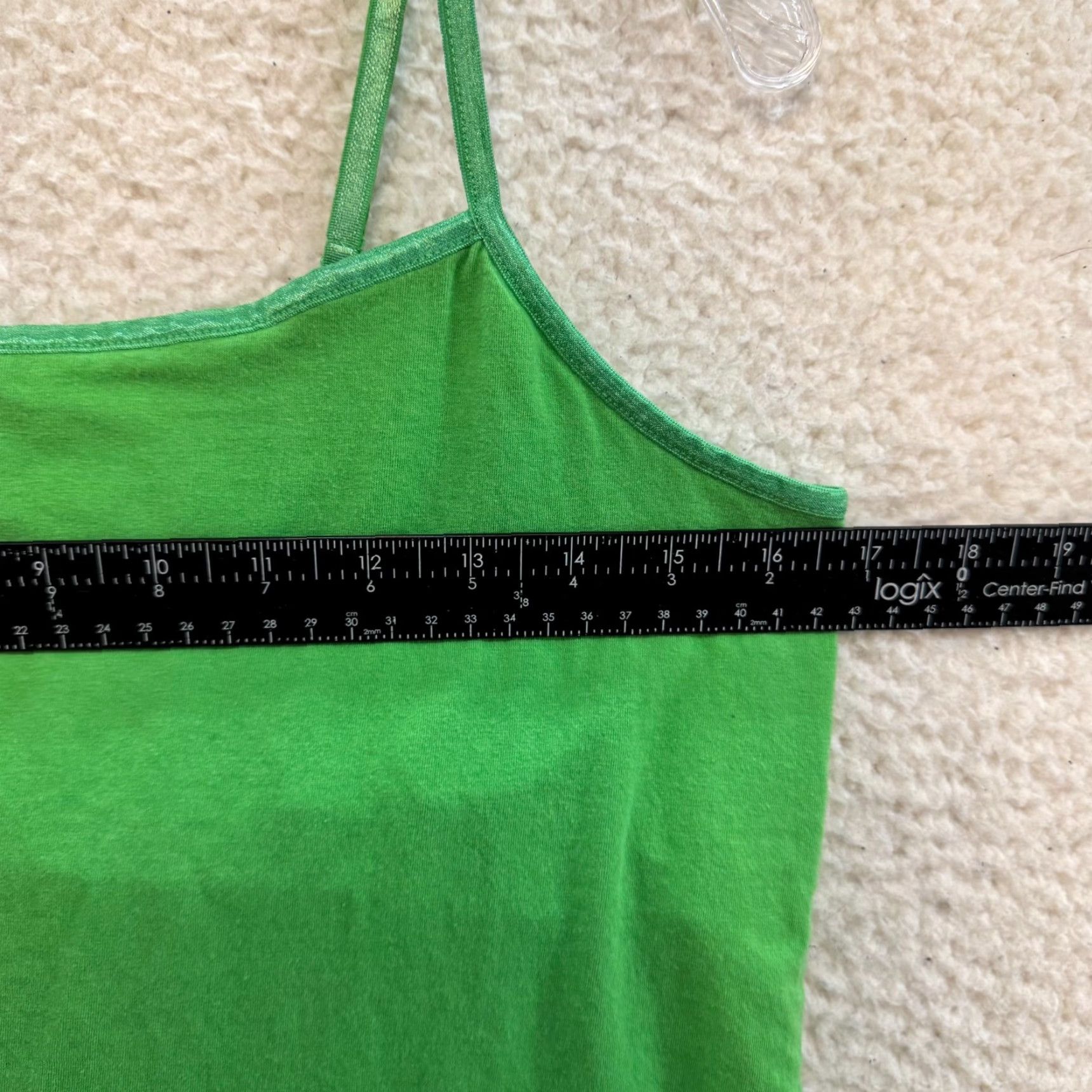 Vintage VINTAGE Y2K Camisole Tank Top Built-in-Bra Green L Grunge Boho Fairy SO Shirt Womens Size L / US 10 / IT 46 - 5 Thumbnail