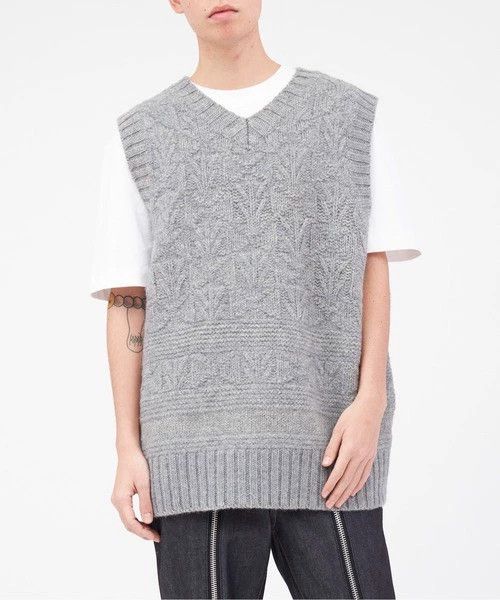 Other th products Oversized Wool Vest Jacquard 99% New Size 2 Size US M / EU 48-50 / 2 - 2 Thumbnail