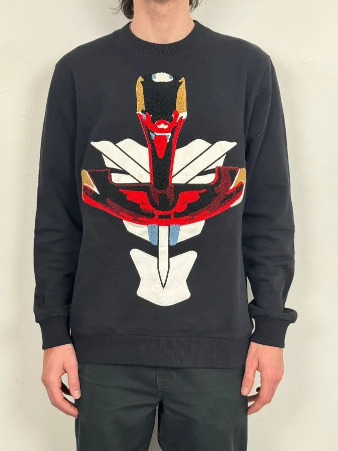Givenchy AW2014 Givenchy Black Contemporary Crewneck Sweater by Riccardo Tisci Size US M / EU 48-50 / 2 - 2 Thumbnail