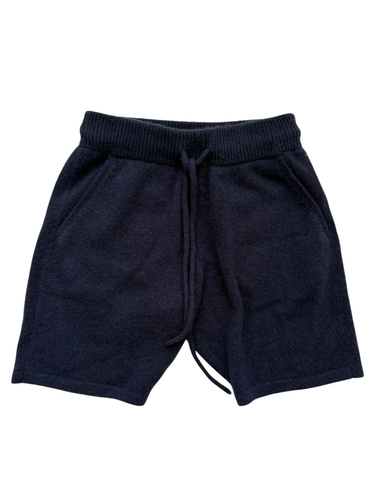 The Elder Statesman XS Navy Cashmere Relaxed Shorts Size US 30 / EU 46 - 3 Thumbnail