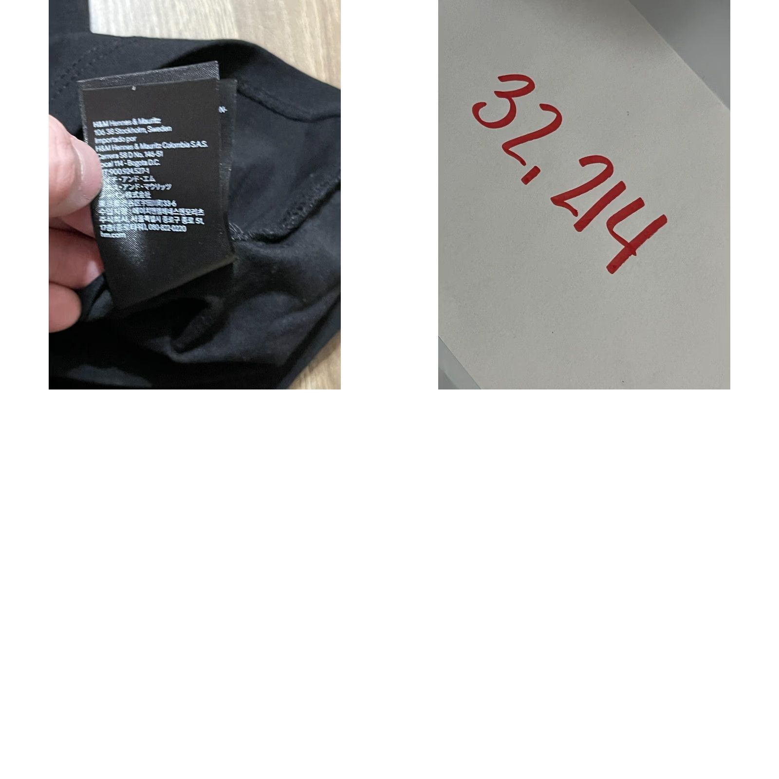H&M H&M Shirt Women Mid Black Short Sleeve Crew Neck T-Shirt Casual Modern Basic Regular Size M / US 6-8 / IT 42-44 - 8 Thumbnail