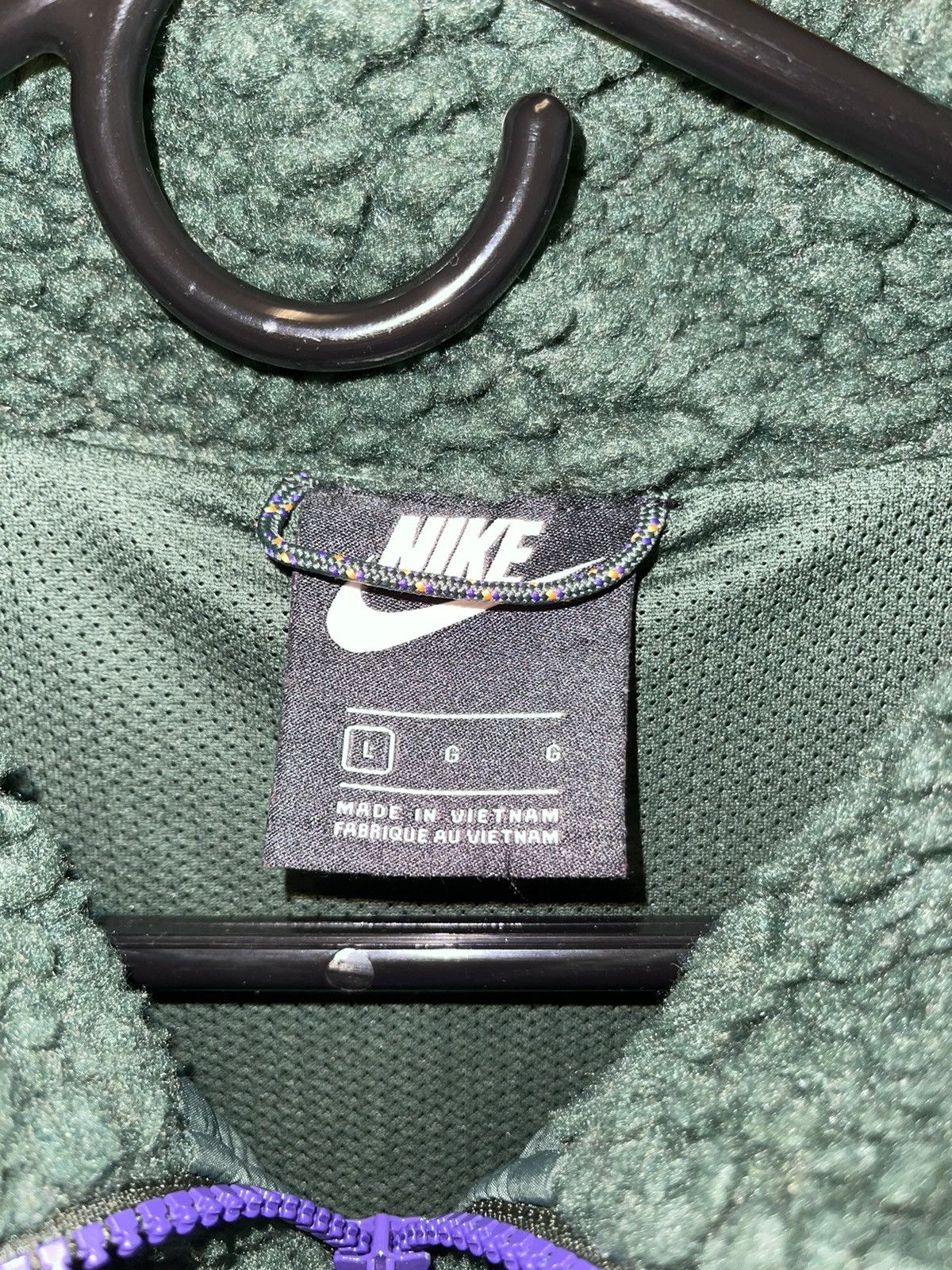 Nike Nike Green Fleece Vest Size US L / EU 52-54 / 3 - 5 Thumbnail