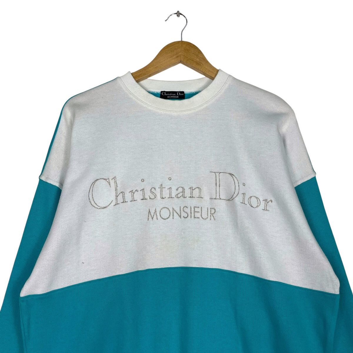 Christian Dior Monsieur × Vintage 💥90s CHRISTIAN DIOR SPORT CREWNECK PULLOVER SWEATSHIRT Size US L / EU 52-54 / 3 - 2 Thumbnail