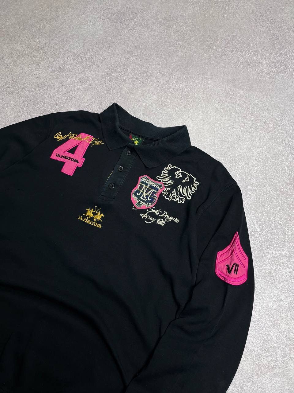 Vintage Vintage La Martina Regimental Polo Shirt Y2K XL Size US XL / EU 56 / 4 - 2 Thumbnail