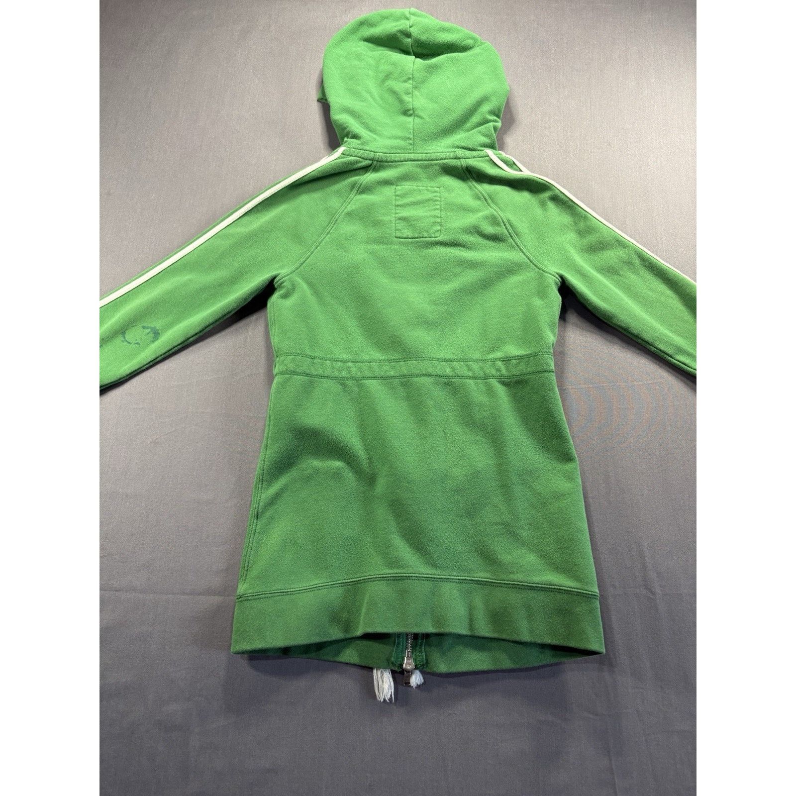 Hollister Y2K Hollister Full Zip Hoodie Women S Drawstring Waist Green Size S / US 4 / IT 40 - 6 Thumbnail