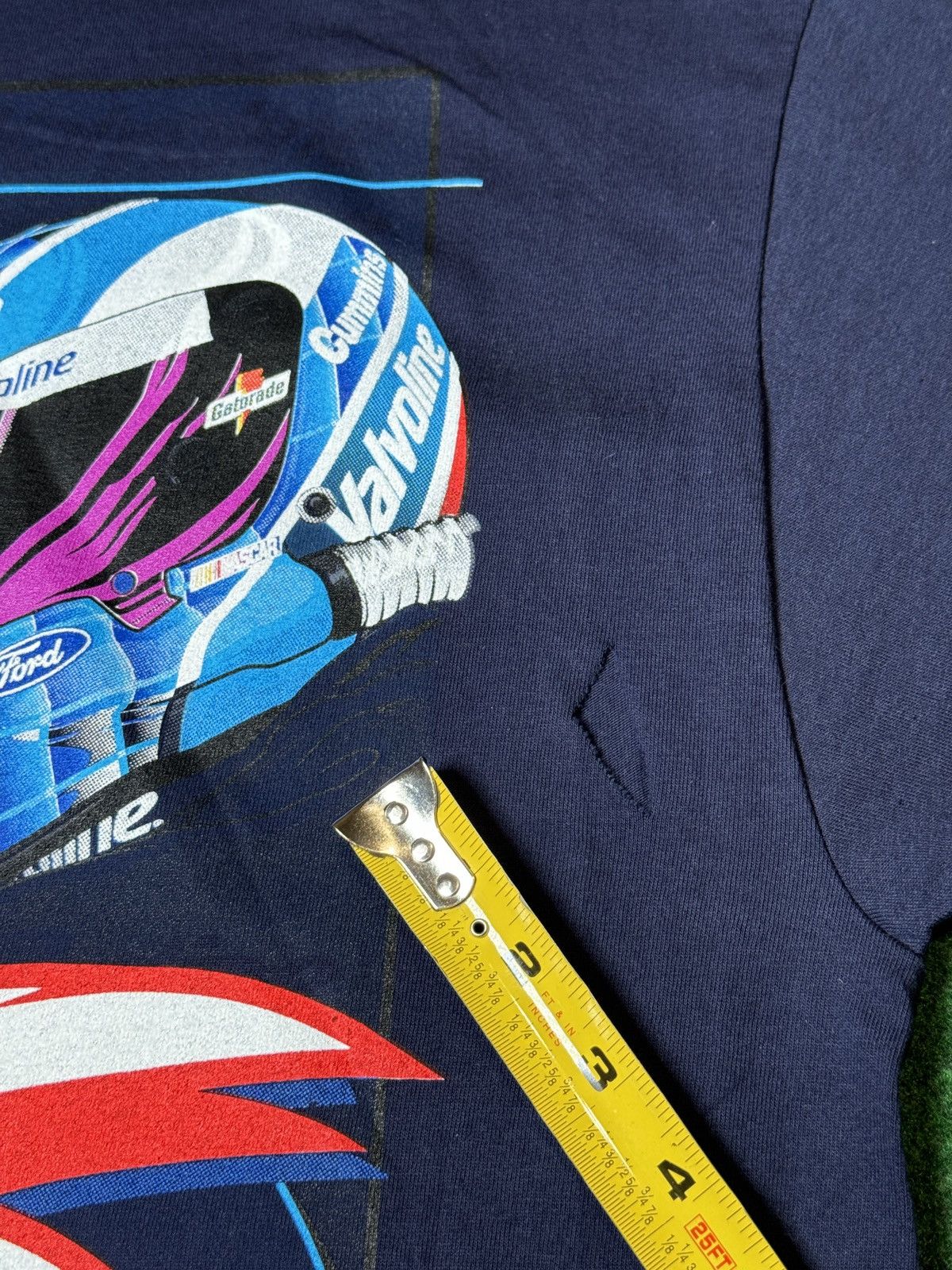 NASCAR × Vintage Vintage 90s Y2K Mark Martin Valvoline Racing Nascar T Shirt Size US L / EU 52-54 / 3 - 8 Thumbnail