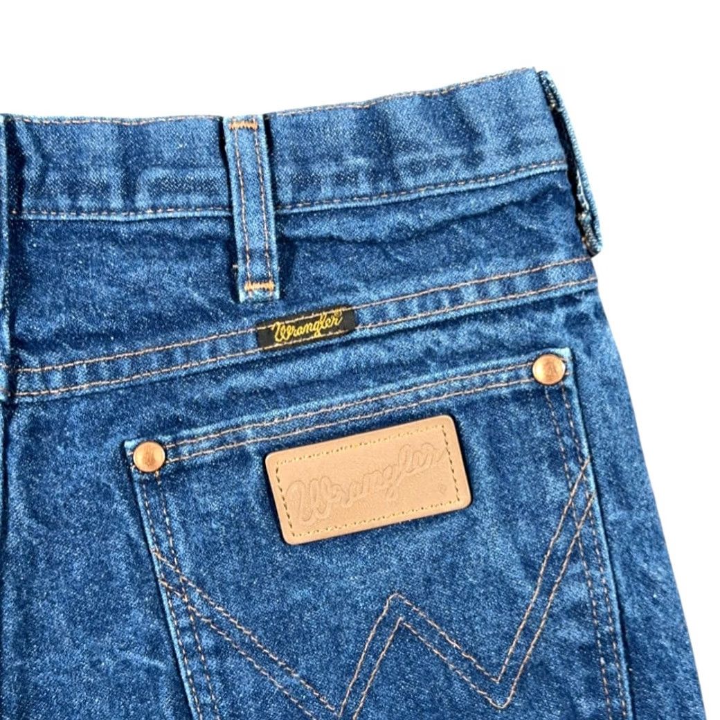 Wrangler VINTAGE Wrangler Jeans Mens 32x33 Blue Cowboy Cut Slim Fit USA Made Western 90s Size US 32 / EU 48 - 7 Thumbnail