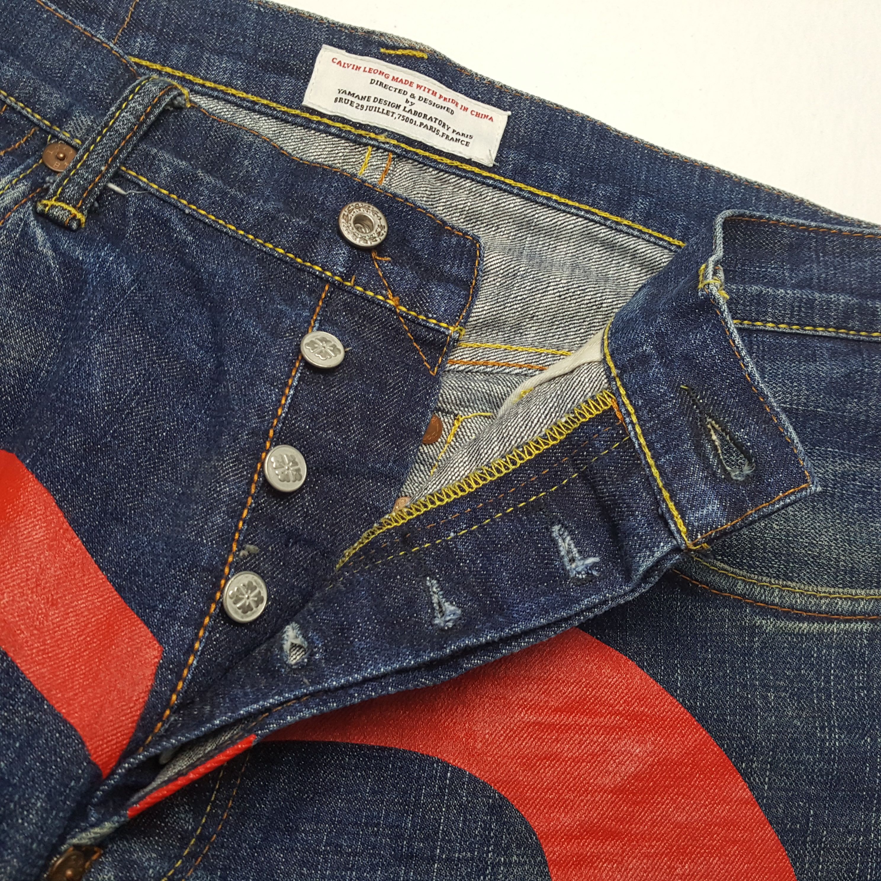 Japanese Brand × Vintage EVISU Japanese Brand Streetwear Custom Daicock Jeans Size US 34 / EU 50 - 13 Thumbnail