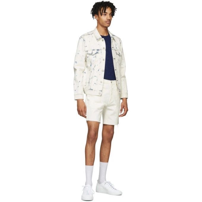 Levi’s Maison Margiela Style Denim Trucker Jacket Saltwater