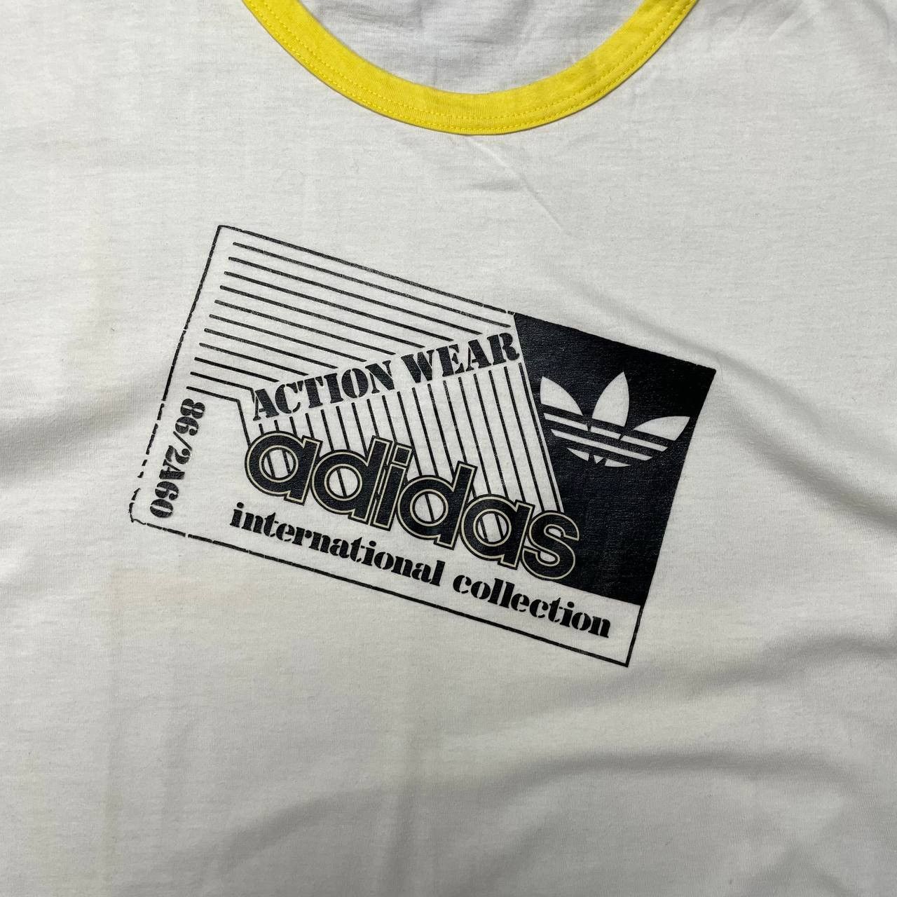 Vintage Vintage 80s 90s Adidas International Ringer Shirt Size L Size US L / EU 52-54 / 3 - 2 Thumbnail