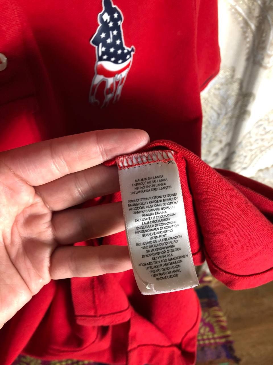 Polo Ralph Lauren VINTAGE POLO RALPH LAUREN USA FLAG DESIGNER CASUAL Y2K 90s Size US M / EU 48-50 / 2 - 5 Thumbnail