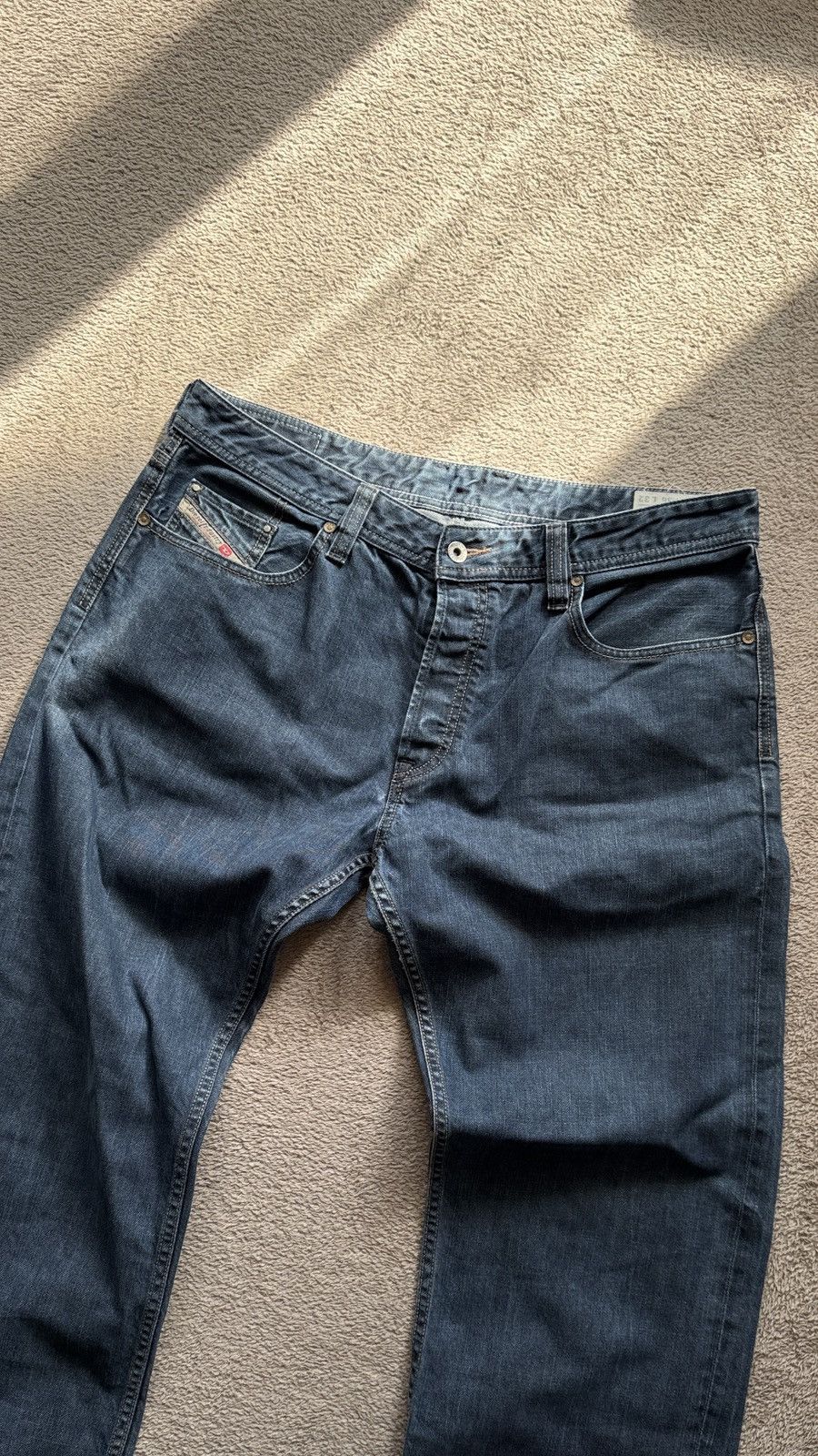 Japanese Brand Diesel Larke-Relaxed Faded Jeans Y2K LGB ifsixwasnine vibe Size US 36 / EU 52 - 3 Thumbnail