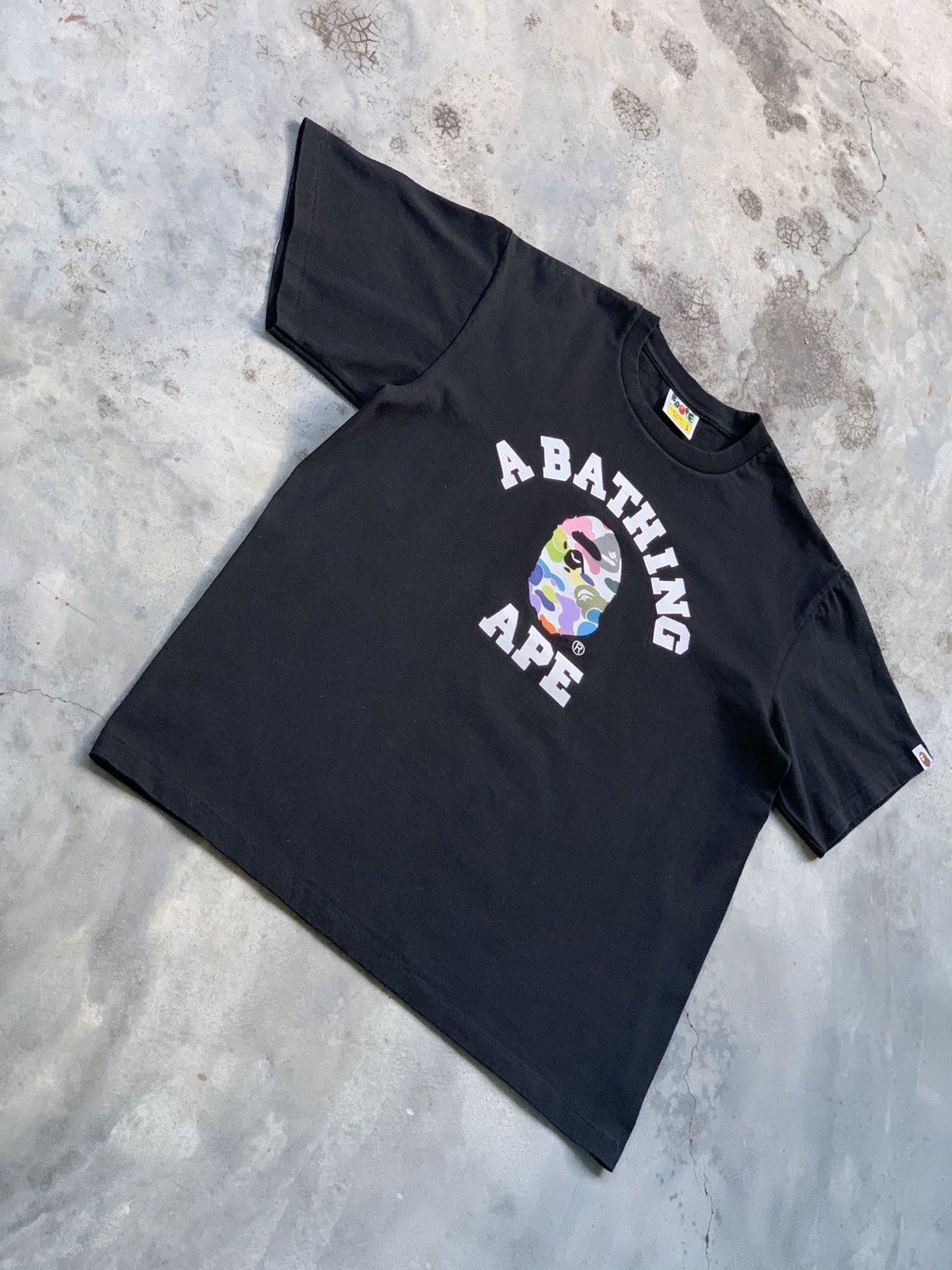 Bape Bape Cotton Candy Camo College Tee Size US L / EU 52-54 / 3 - 9 Thumbnail