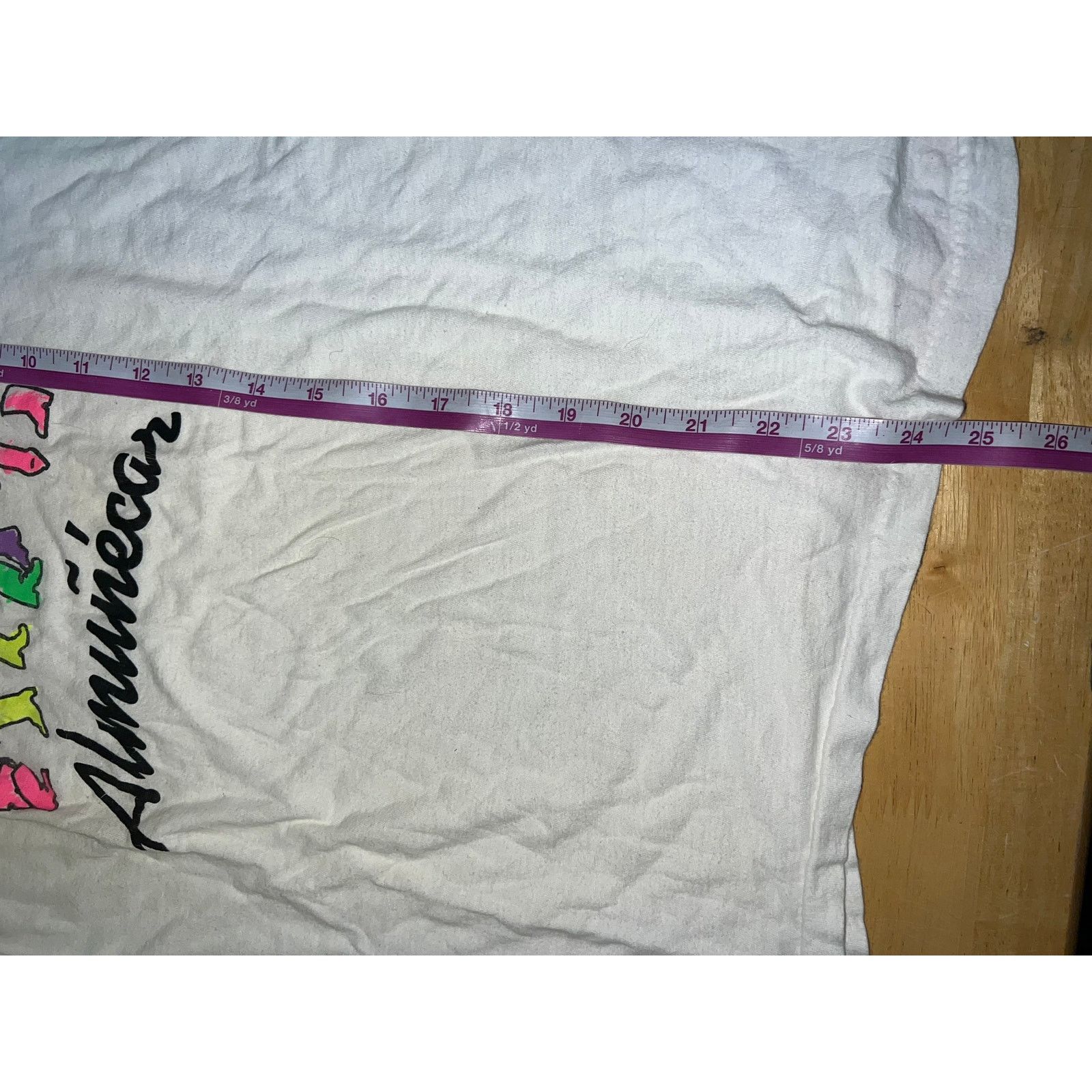 Vintage Vintage Womens Almunecar Shirt Crop Top Spain White Tee M Size M / US 6-8 / IT 42-44 - 9 Thumbnail