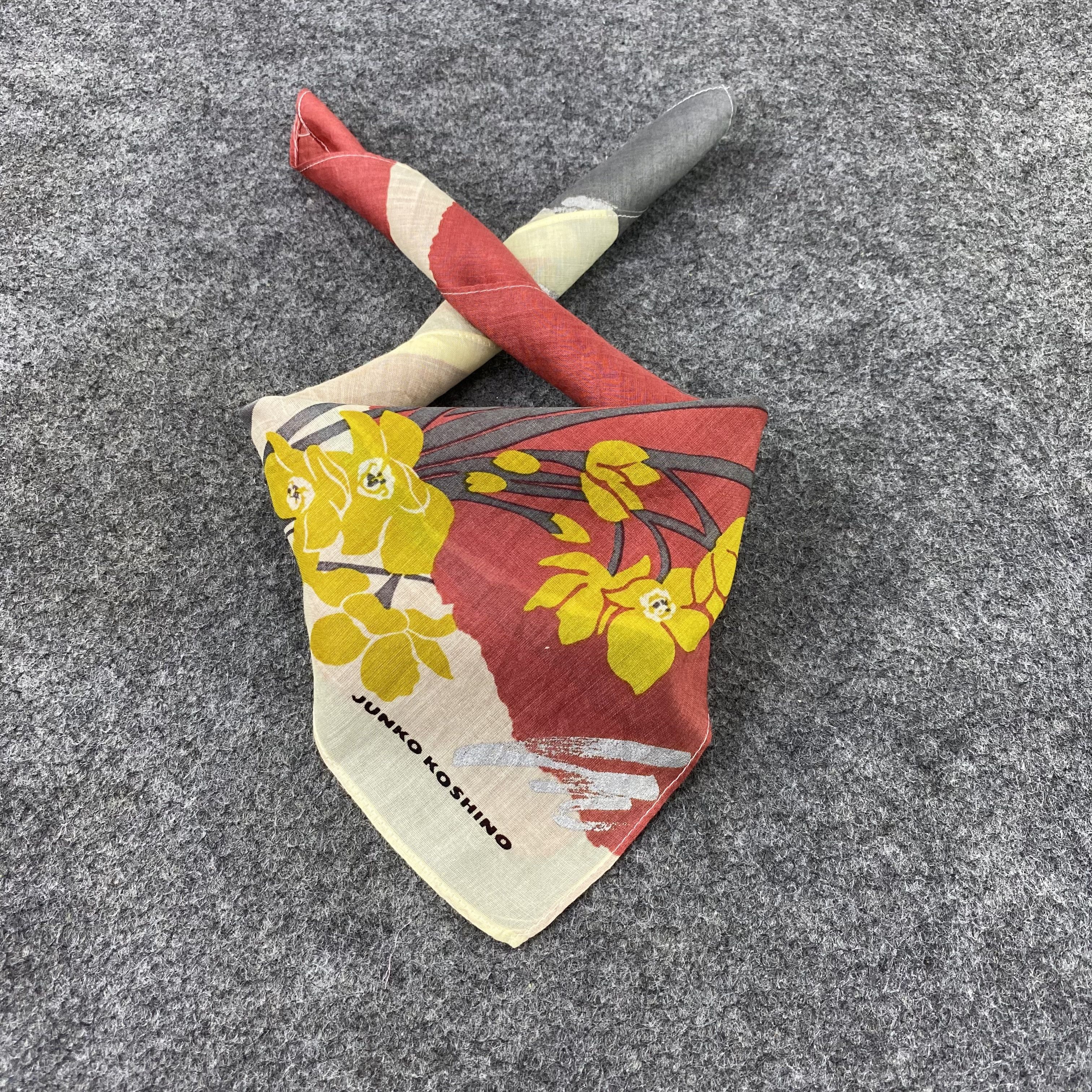 Japanese Brand Junko Koshino Handkerchief / Bandana / Neckerchief-B1361 Size ONE SIZE - 2 Thumbnail