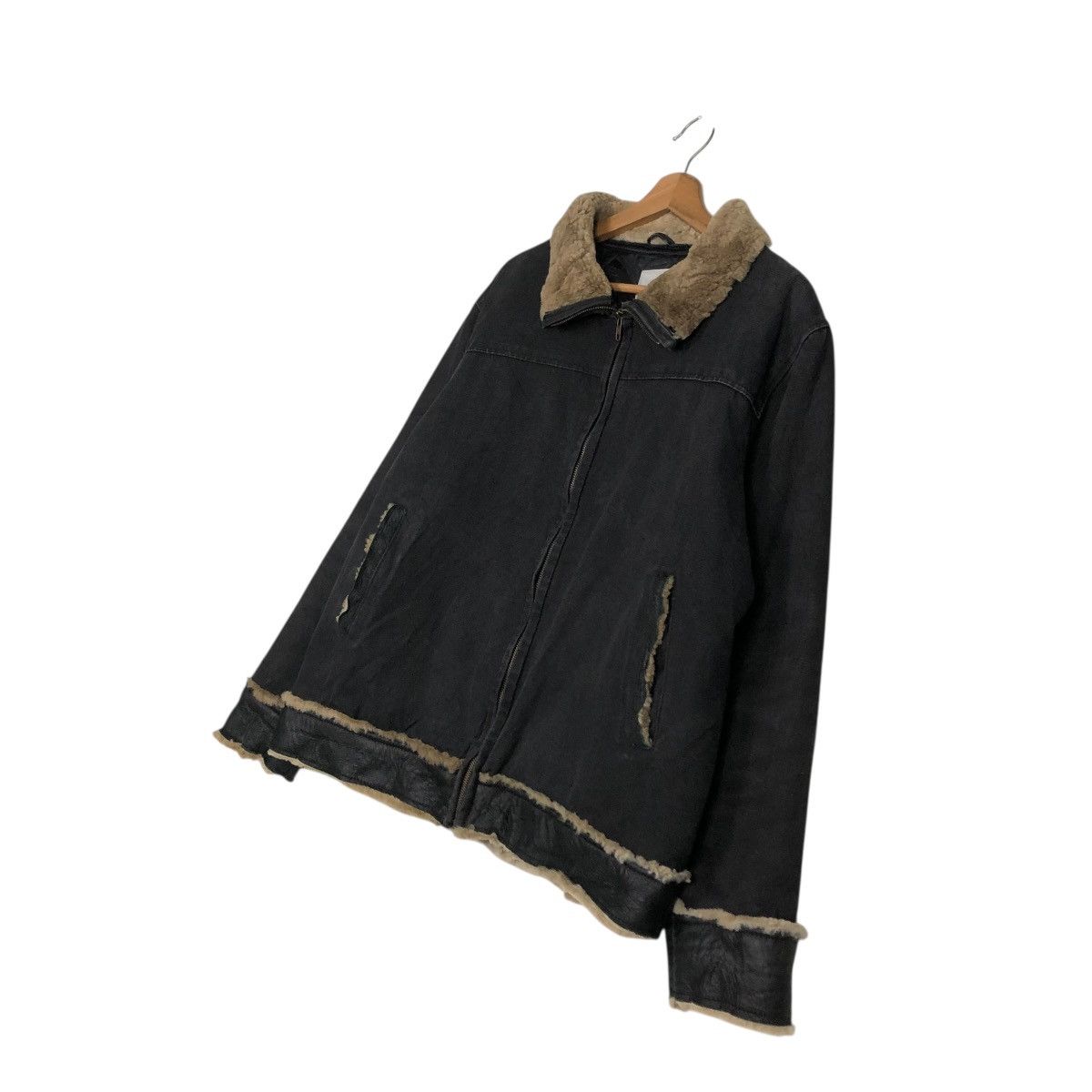 Beams Japan 🔥VINTAGE CHORE JACKET BEAMS MINK FUR BLANKET ISSEY MIYAKE Size US L / EU 52-54 / 3 - 4 Thumbnail