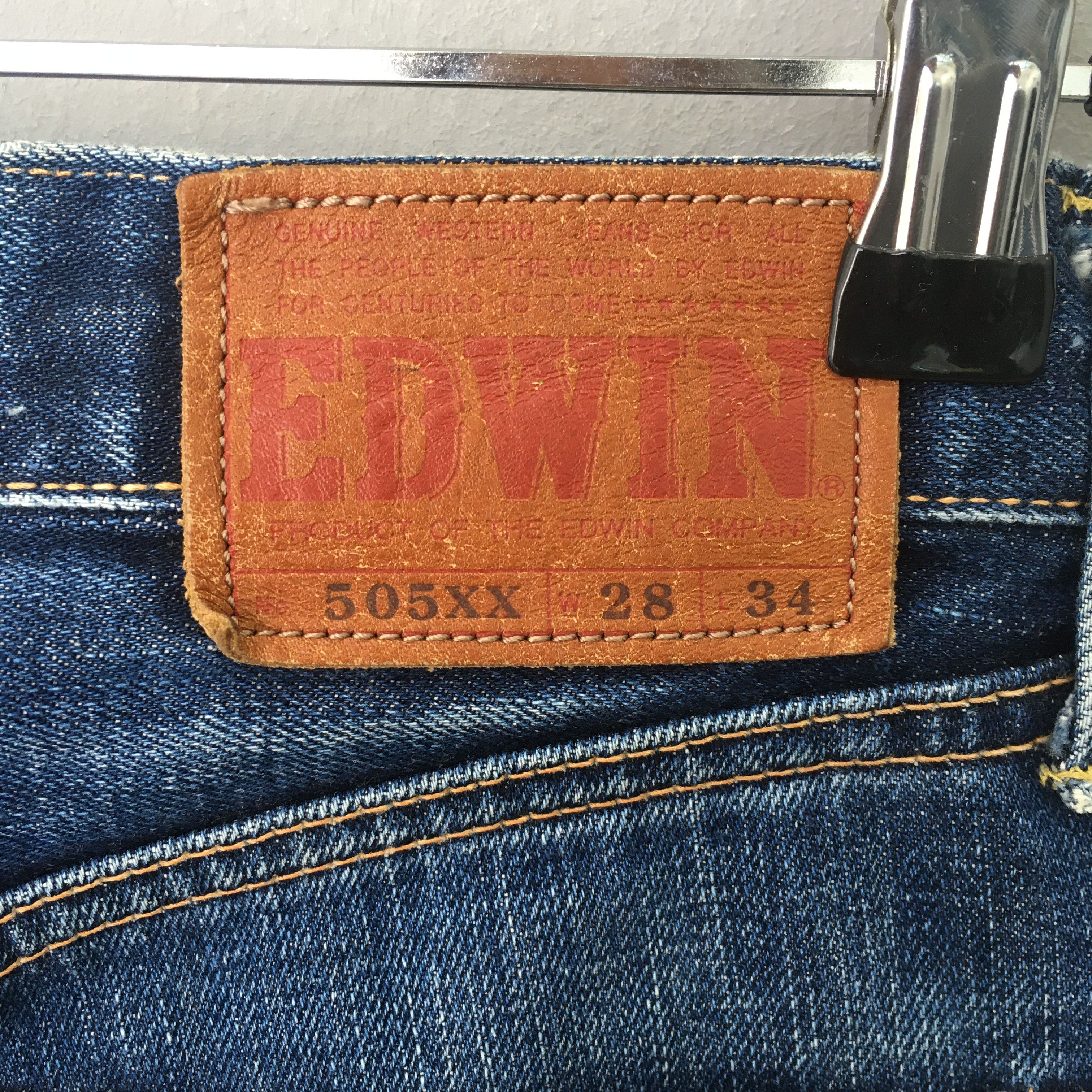 Edwin Size 27x27 Vintage 90s Edwin E Function Faded Jeans S1456 Size US 27 - 11 Thumbnail