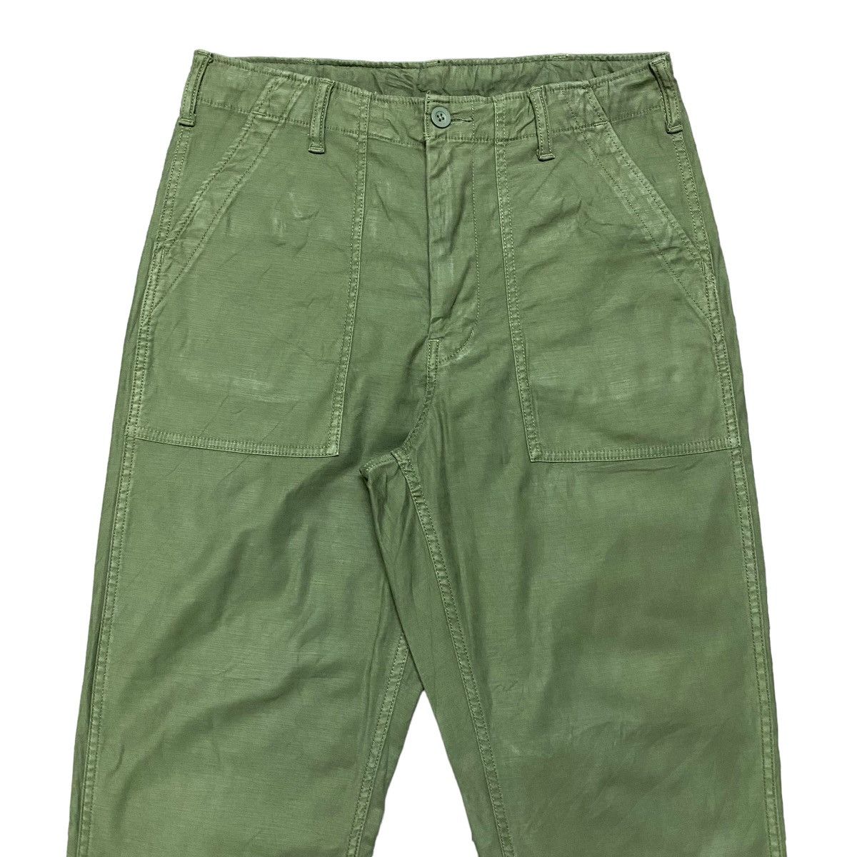 Japanese Brand Us Army Sateen Fatigue Pants Size US 32 / EU 48 - 3 Thumbnail