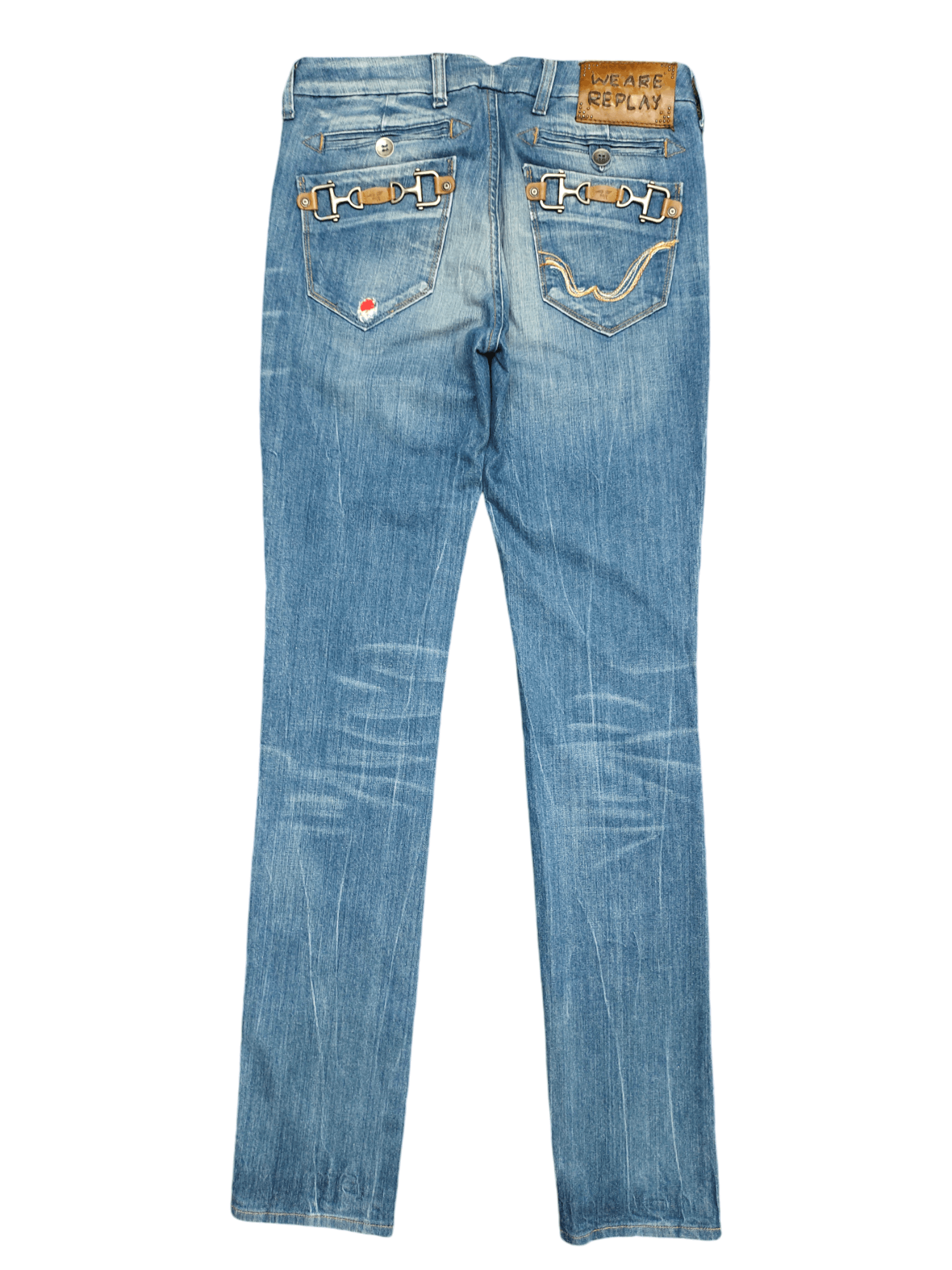 Replay Vintage Replay Guista Clawmark Metal Hook Pocket Jeans Size 28" / US 6 / IT 42 - 11 Thumbnail