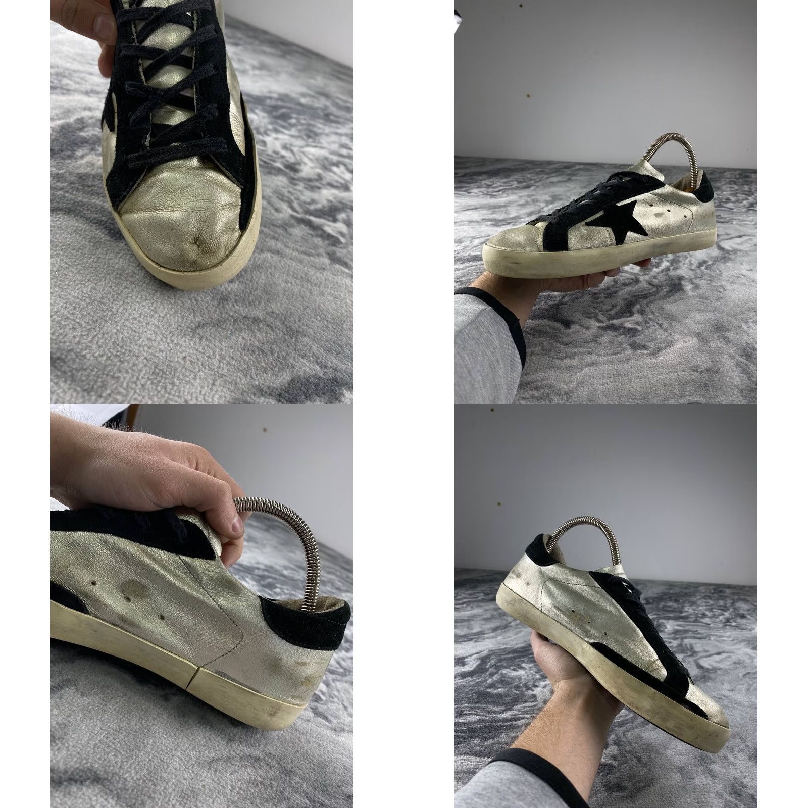 Golden Goose Golden Goose Superstar Leather Trainers Women Size 40 White Sneaker Shoes Leather Upper Lining Insole Outsole Casual Walking 2024 Shoes Size US 10 / IT 40 - 8 Thumbnail