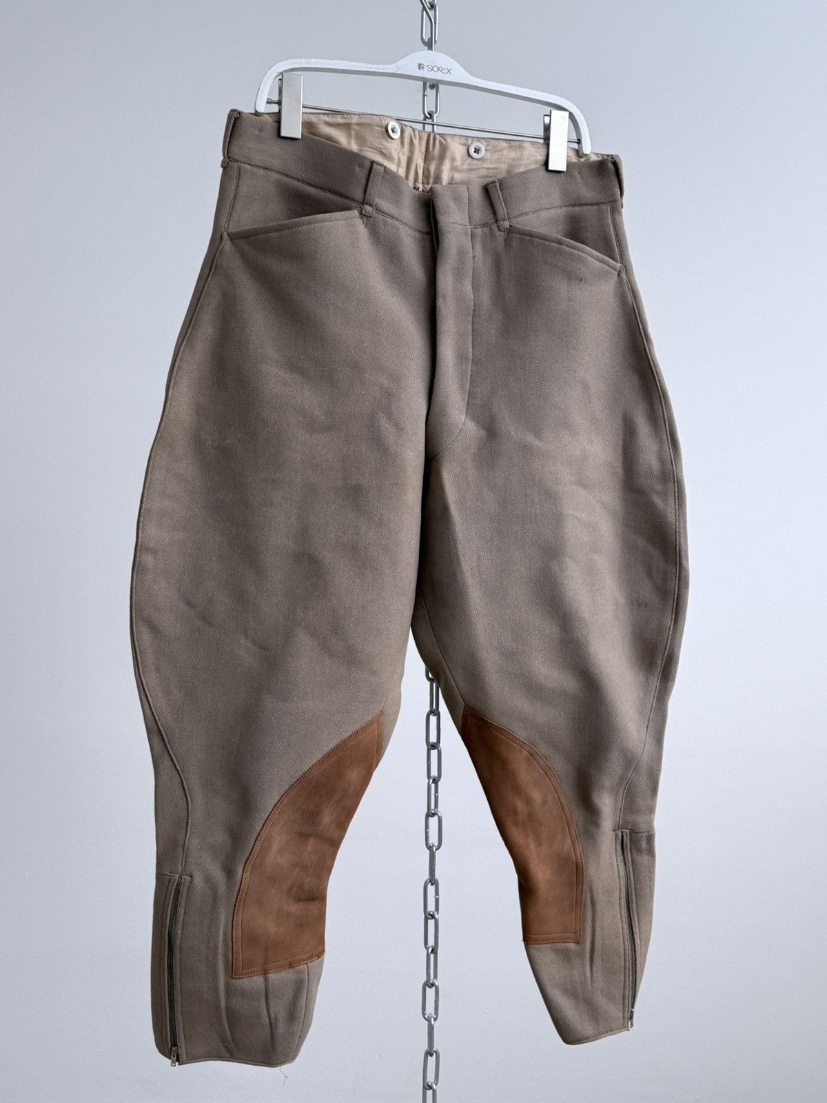 Vintage Antique 1940s „Pykehley” British Riding Breeches Pants Size US 35 - 1 Thumbnail