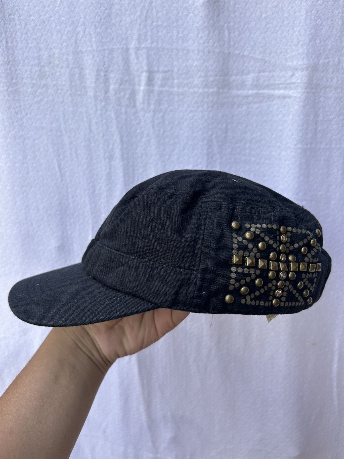 If Six Was Nine Britania raya flags studded punk hats Size ONE SIZE - 1 Thumbnail