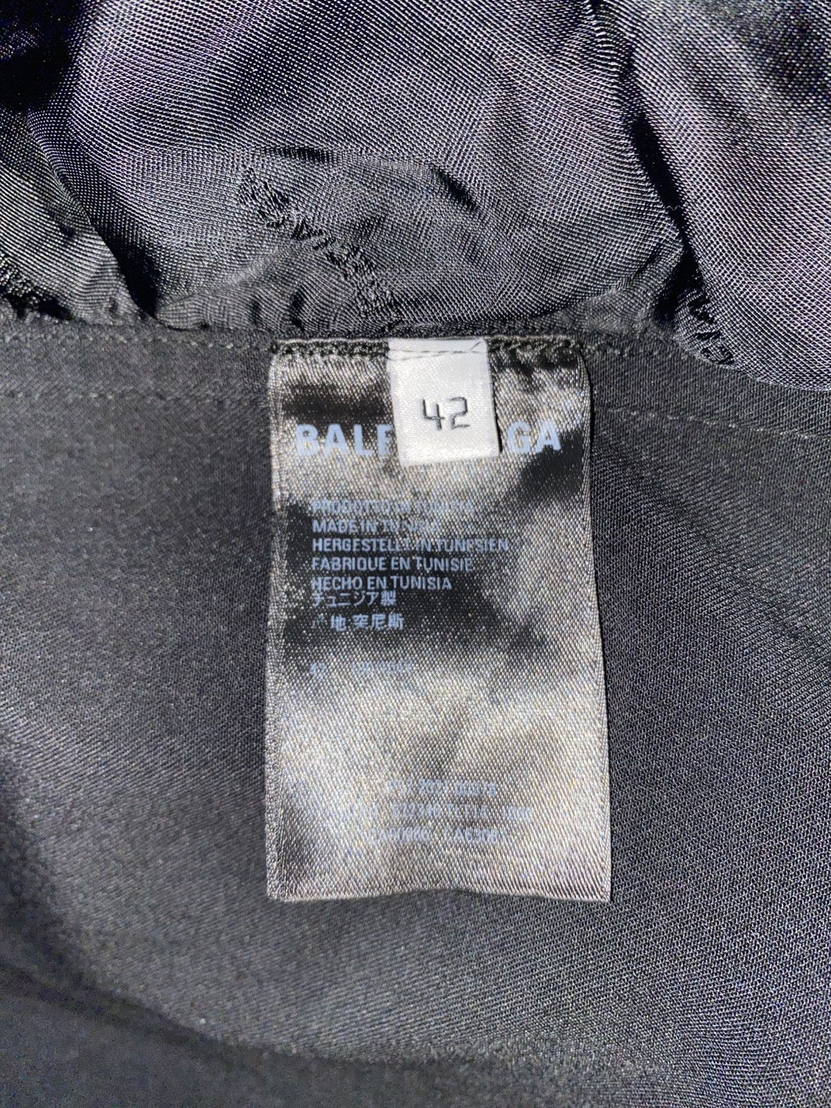 Balenciaga Balenciaga - Button Up Shirt - Black - Size 42 Size M / US 6-8 / IT 42-44 - 14 Thumbnail