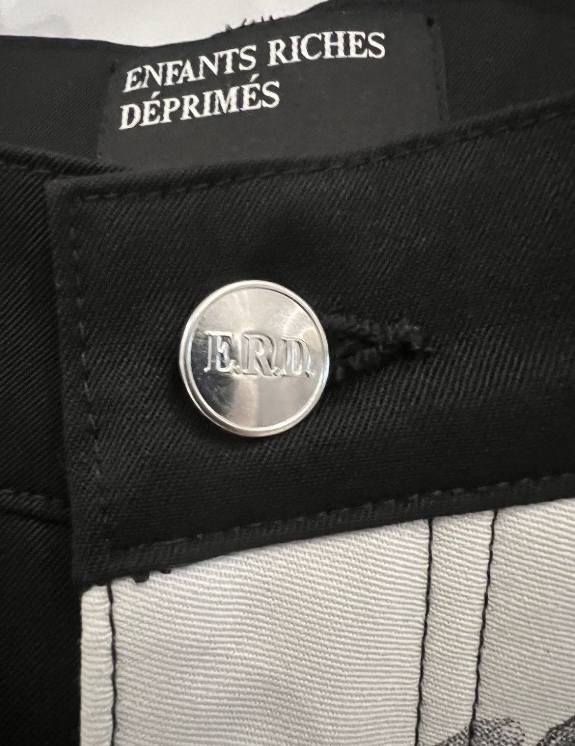 Enfants Riches Deprimes ERD 20ss Skinny Wool Patch Trouser Size US 30 / EU 46 - 6 Thumbnail
