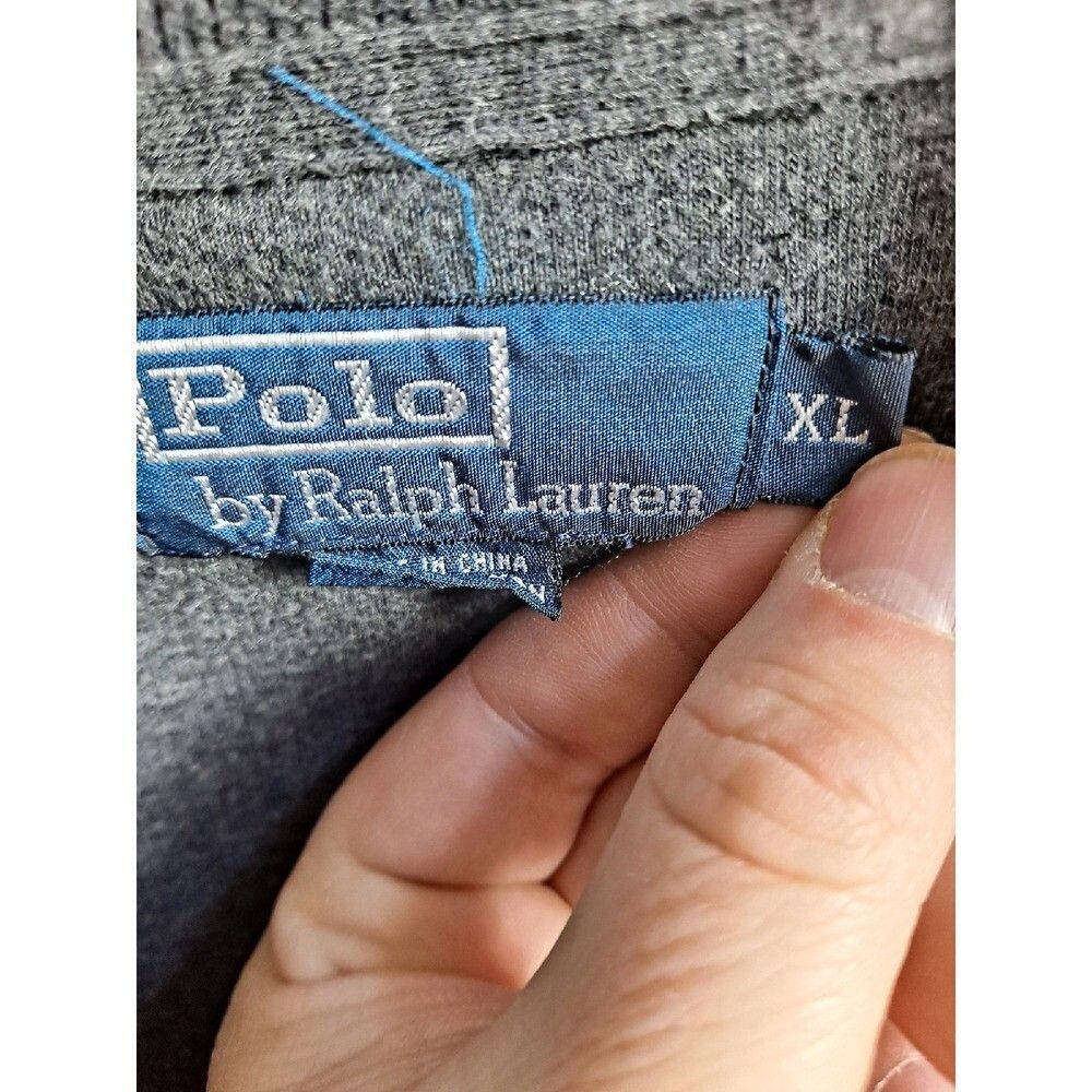 Polo Ralph Lauren Polo Ralph Lauren 1/4 Zip Pullover Sweater Red Pony Logo XL Size US XL / EU 56 / 4 - 3 Thumbnail