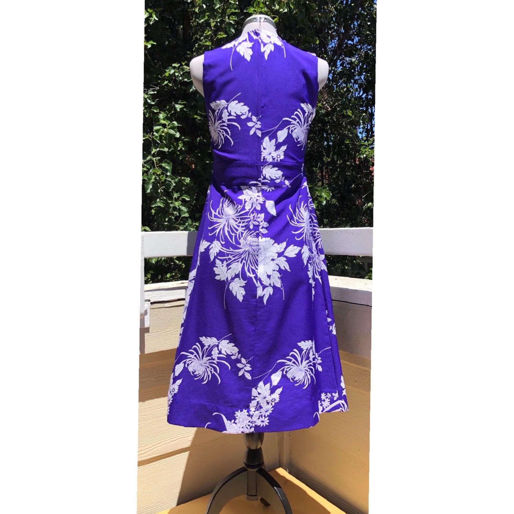 Vintage VINTAGE Paradise Hawaii Purple Floral Dress Casual Sleeveless 60s A-Line Women’s Size S Size S / US 4 / IT 40 - 6 Thumbnail
