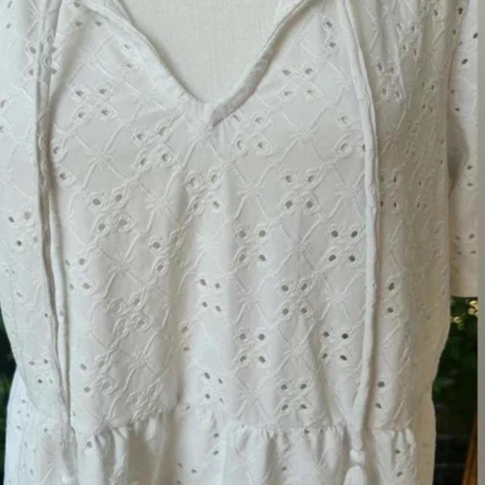 Other Bobeau Women's White Blous Size XL / US 12-14 / IT 48-50 - 3 Thumbnail