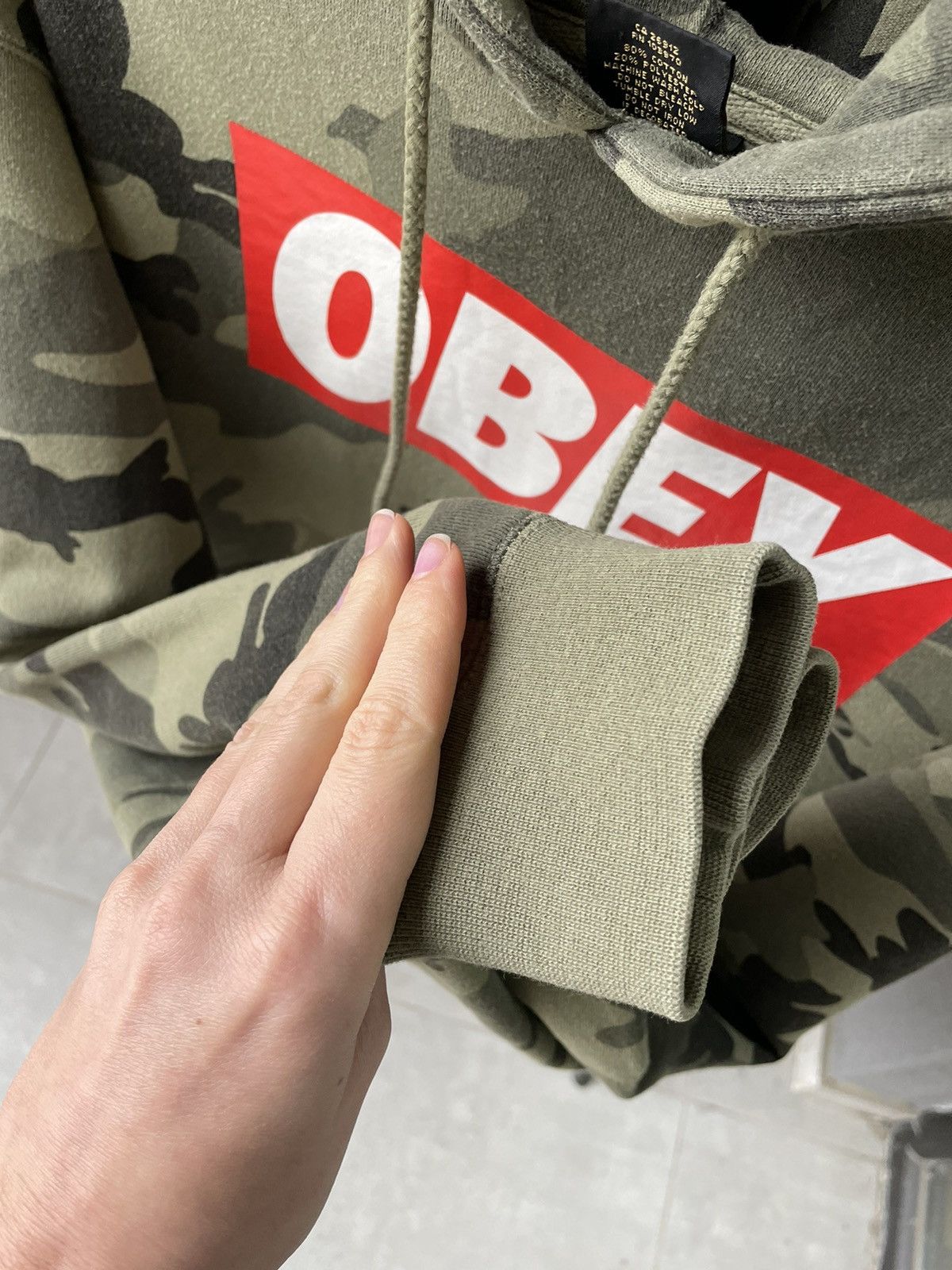 Obey Obey Hoodie Military Sweatshirt Size US M / EU 48-50 / 2 - 11 Thumbnail