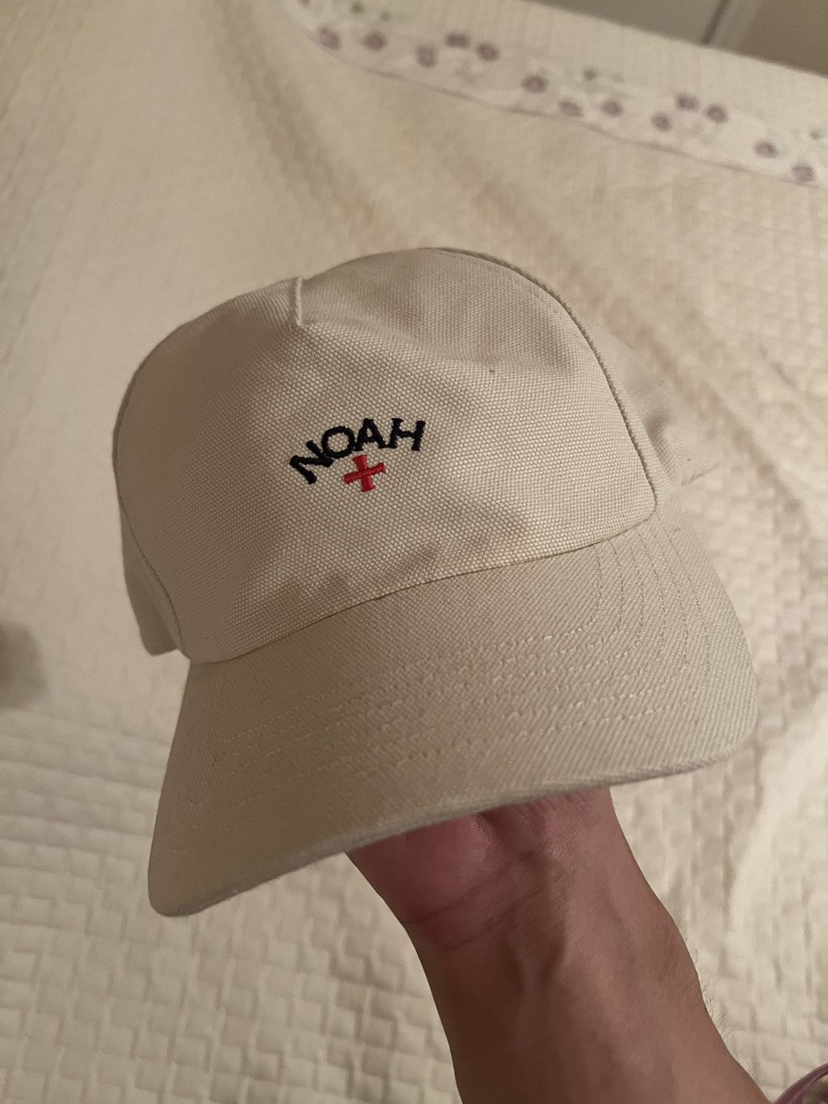 Noah Core Logo 5 Panel Hat Cream | Grailed