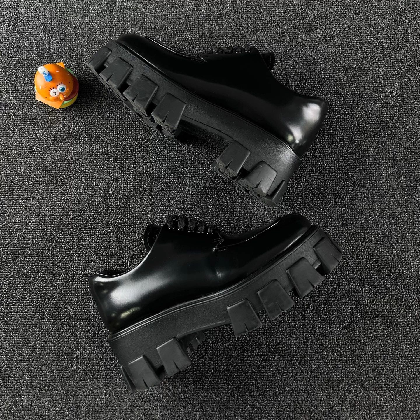 Prada Prada Black Platform Shoes Size 37 HB5571 Size US 6 / IT 36 - 4 Thumbnail