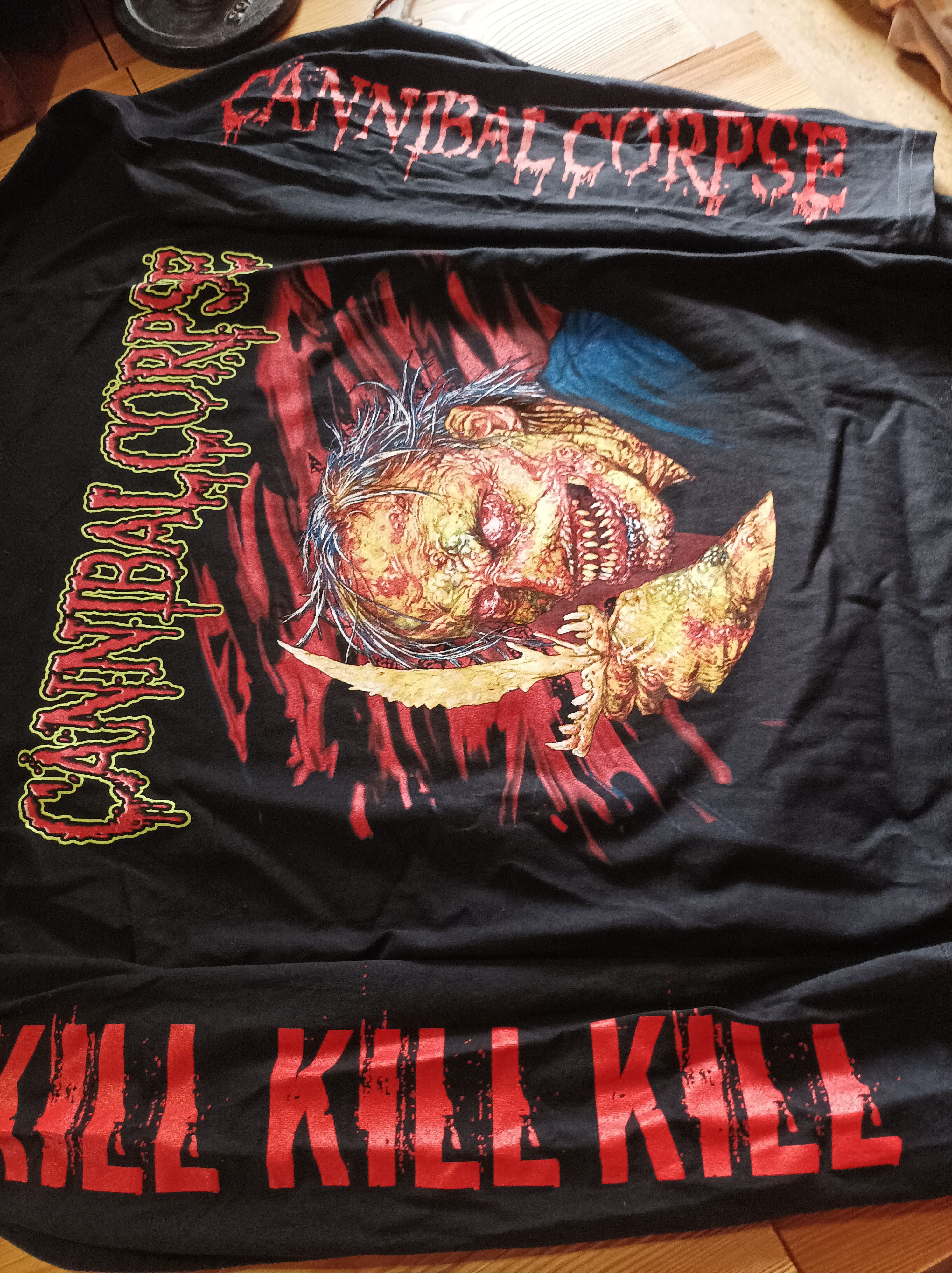 Band Tees Cannibal Corpse.death walking 2007 tour. Size US L / EU 52-54 / 3 - 5 Thumbnail