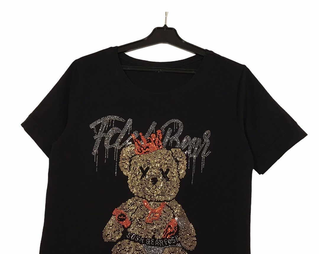 Other F*cked Bear Rhinestones Tee Womens Size M Black Size M / US 6-8 / IT 42-44 - 2 Thumbnail