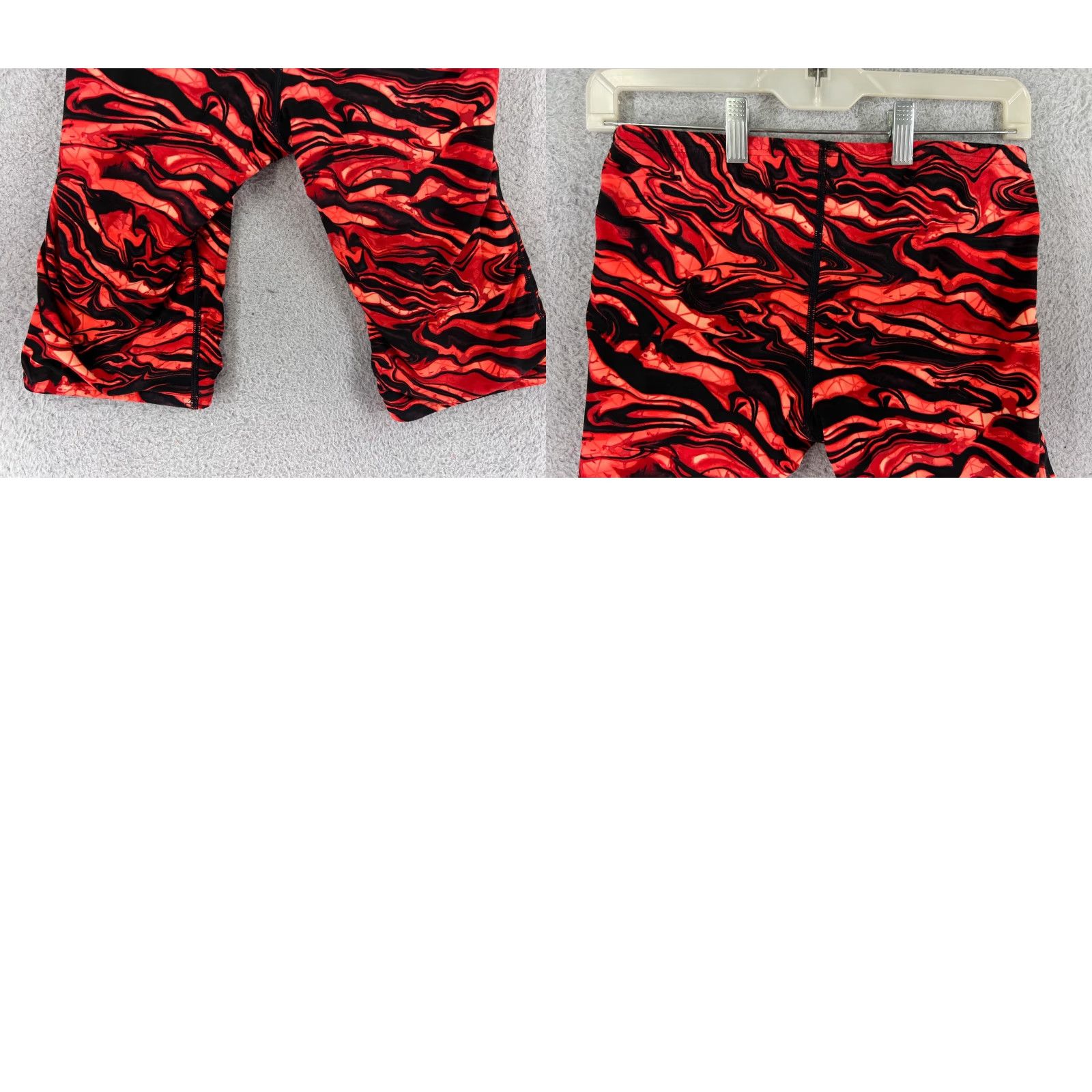 Vintage TYR Shorts Mens 32 Red Jammer Bottom Sports Swimming Swim Bottom TYR 32 Mens Red Jammer Size US 32 / EU 48 - 9 Thumbnail