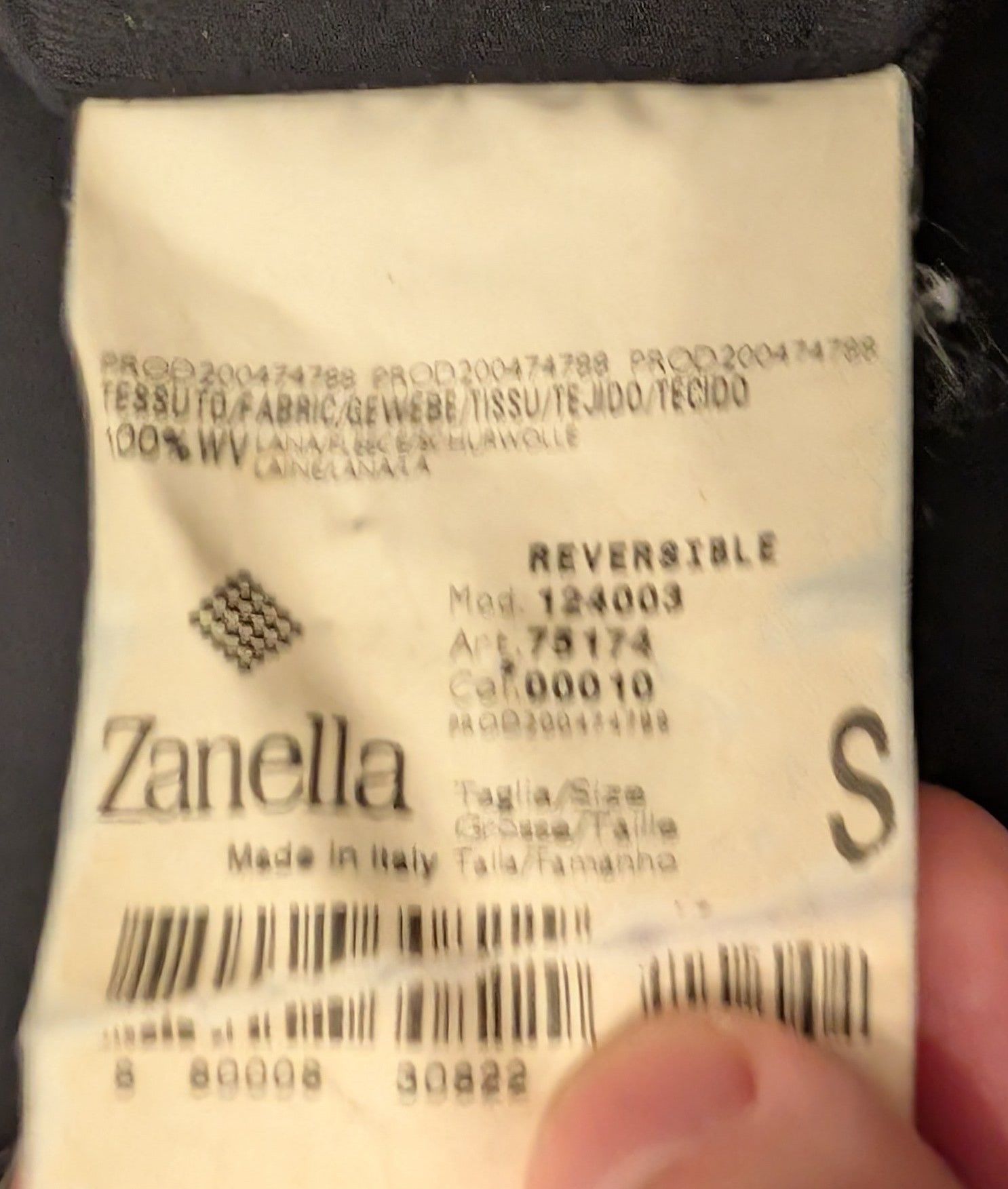 Zanella Zanella Reversible Wool Tech Car Coat Made in Italy Size US S / EU 44-46 / 1 - 4 Thumbnail
