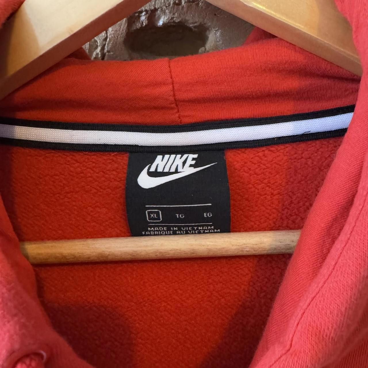 Nike Nike Air Red Hoodie - Stylish & Comfortable Size US XL / EU 56 / 4 - 2 Thumbnail