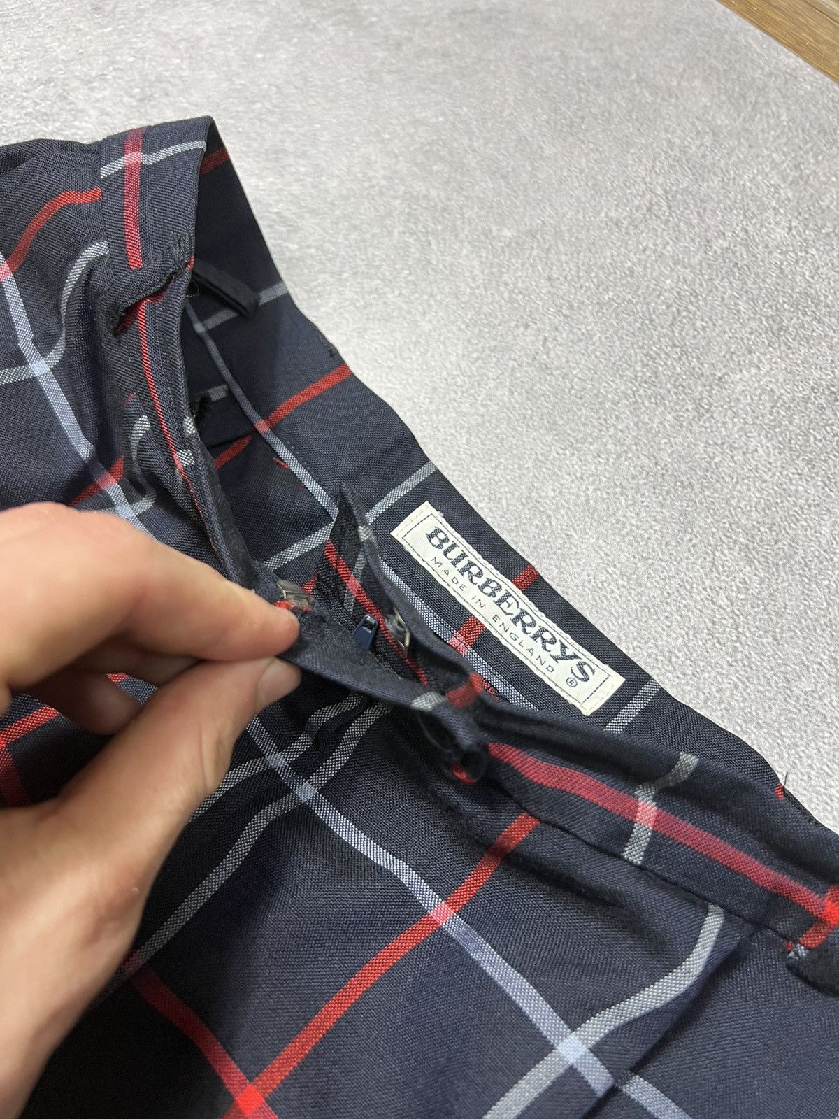 Burberry × Vintage Pants Burberrys Vintage Rare 90s Luxury Drip Y2K Size 29" - 6 Thumbnail