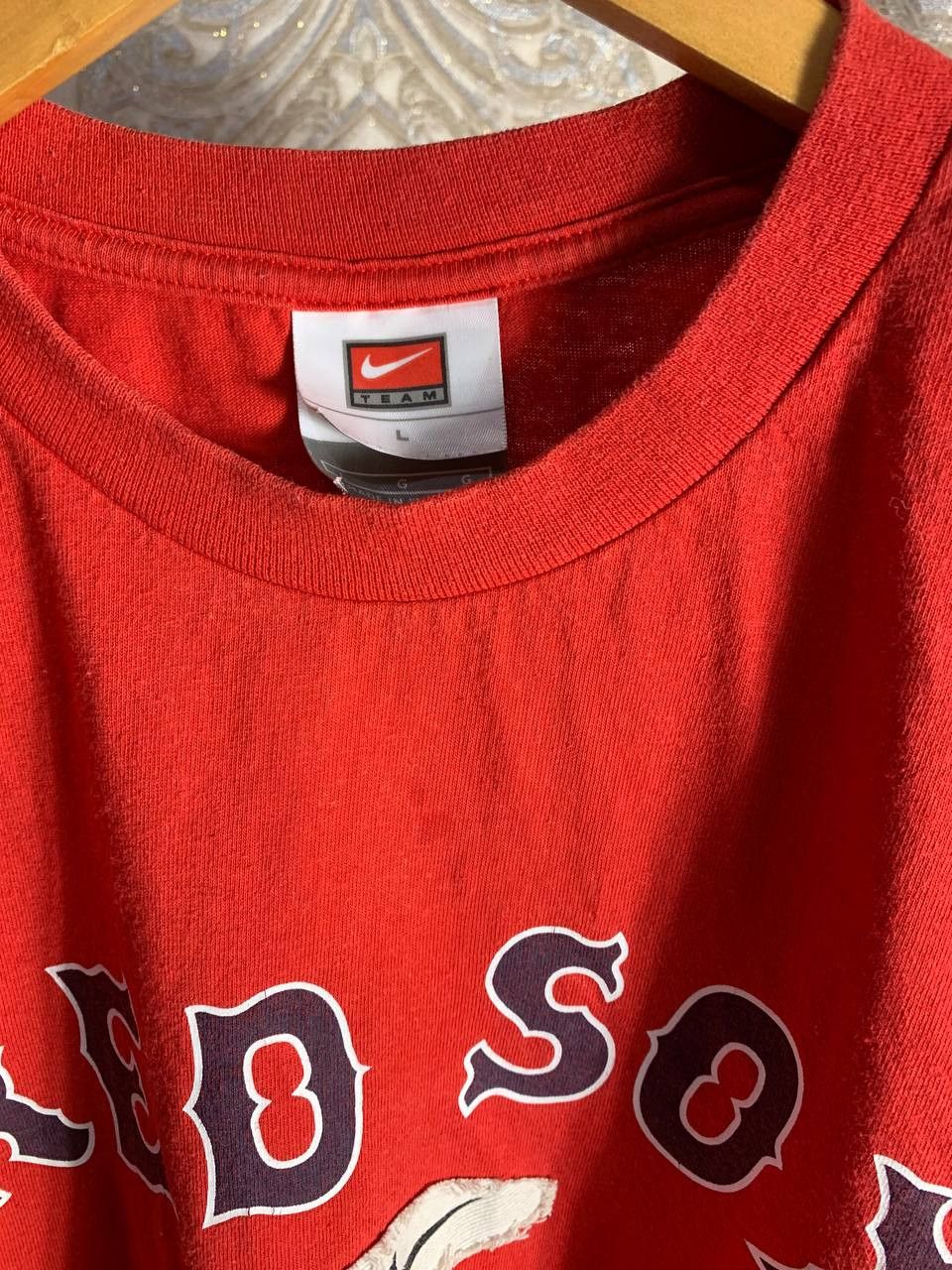 Nike Vintage MLB Nike Red Sox Retro T-shirt Drill Swoosh Y2K 90s Size US M / EU 48-50 / 2 - 5 Thumbnail
