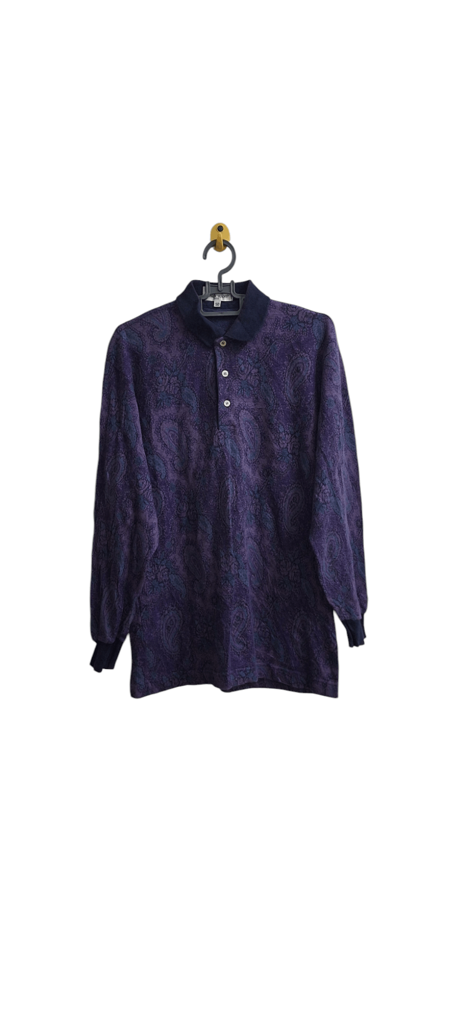 Longchamp × Vintage Vintage Longchamp Paris Paisley Wool Cotton Size US M / EU 48-50 / 2 - 1 Thumbnail