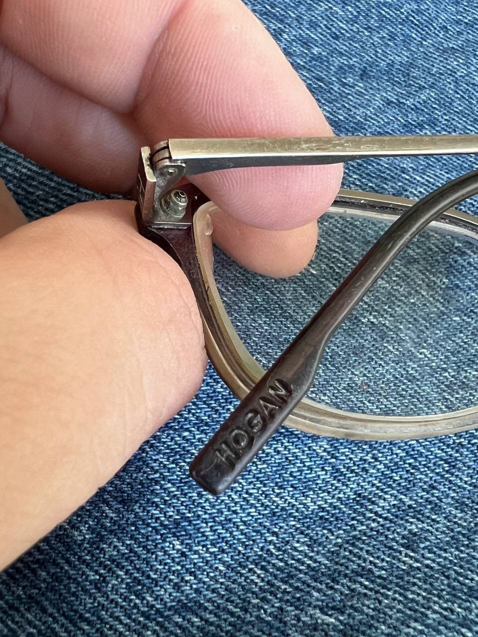 Hogan × Vintage Vintage Hogan '00s Glasses Eyeglasses for visor Size ONE SIZE - 5 Thumbnail