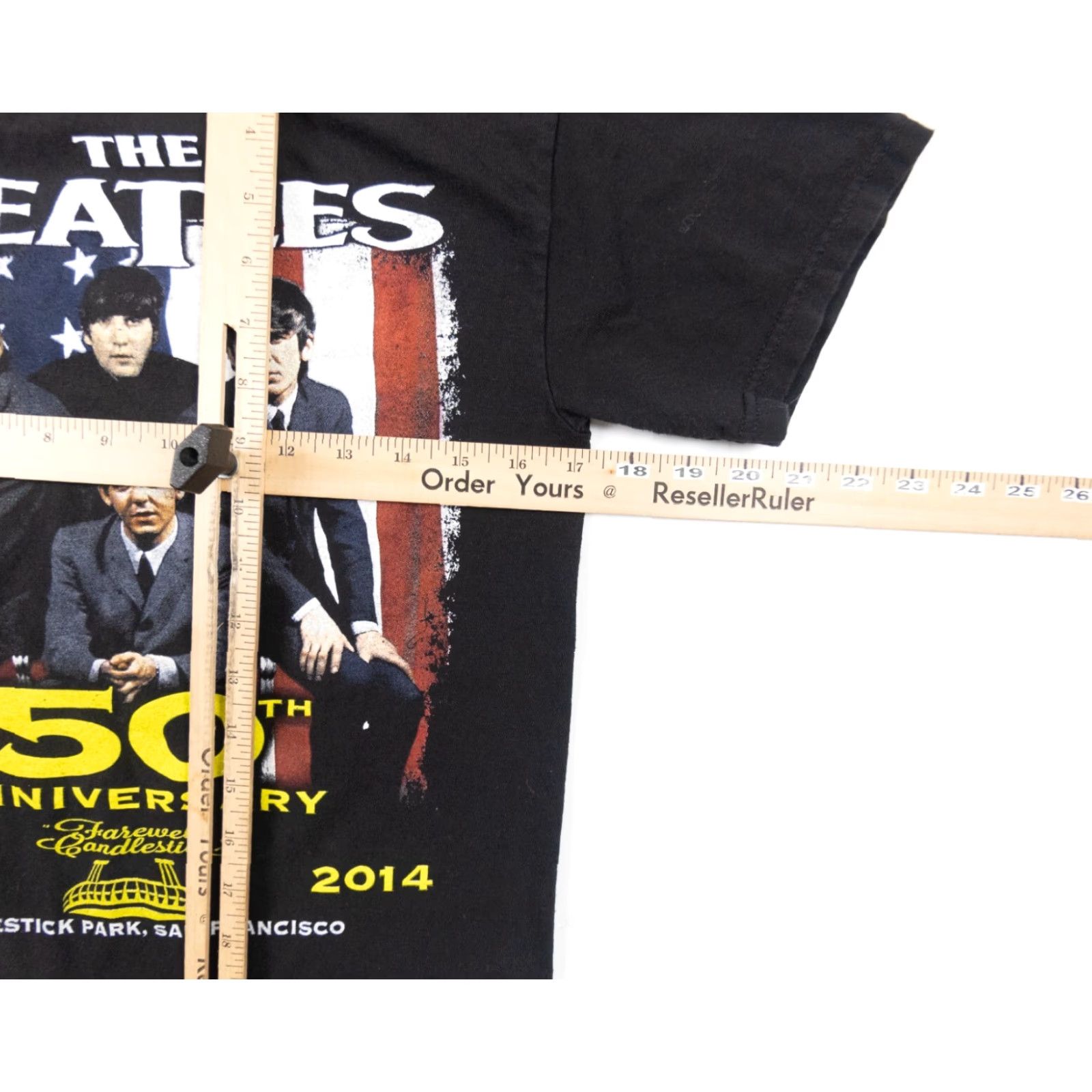 Vintage The Beatles Paul McCartney 2014 Concert Tour T-Shirt Adult Small Black Graphic Music Mens Size US S / EU 44-46 / 1 - 7 Thumbnail